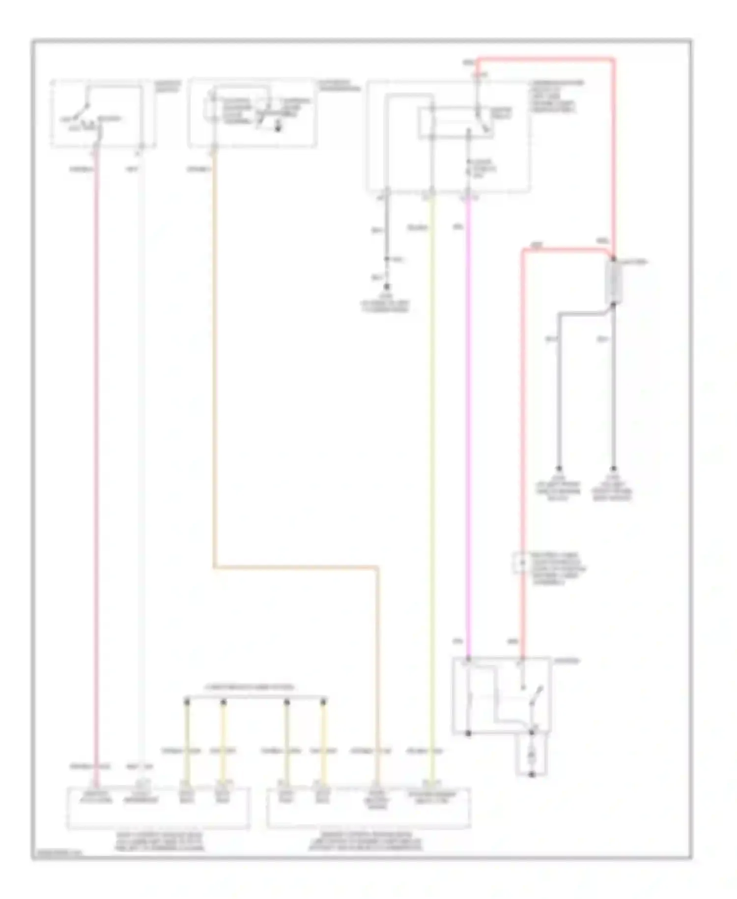 H2 Hummer I facelift (2007-2009): Starting circuit
