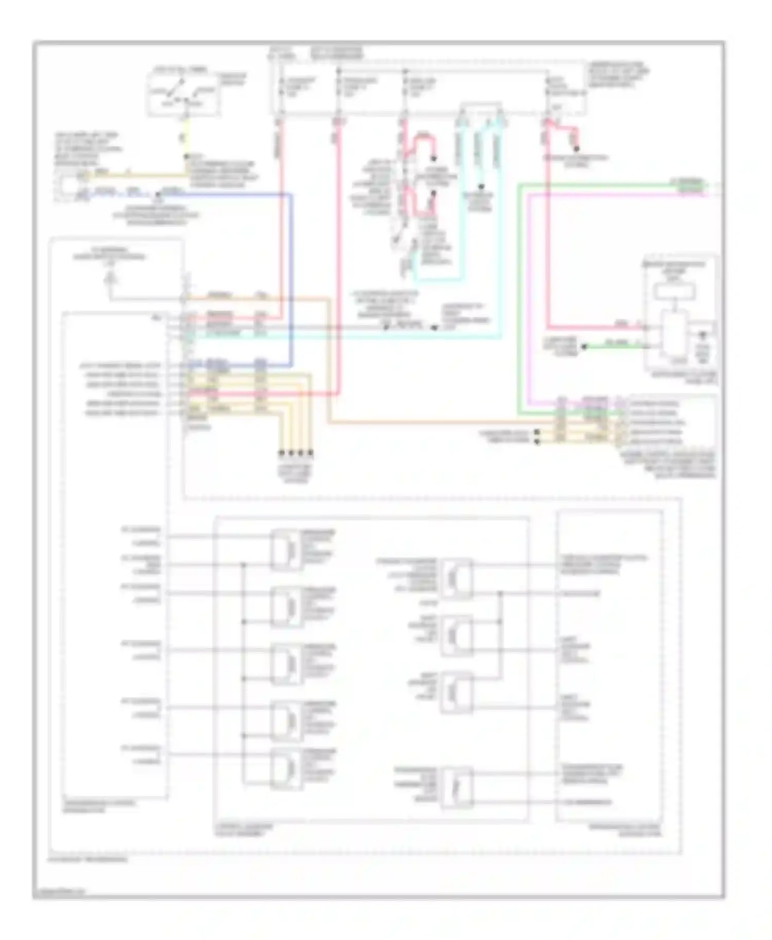 H2 Hummer I facelift (2007-2009): A/t circuit (1 of 2)