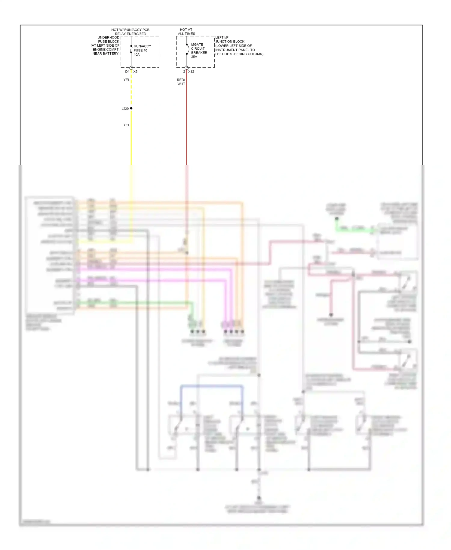 Wiring diagram ajar ind sig ppl defog element ctrl for Hummer H2 I facelift (2007-2009) (1 of 1)