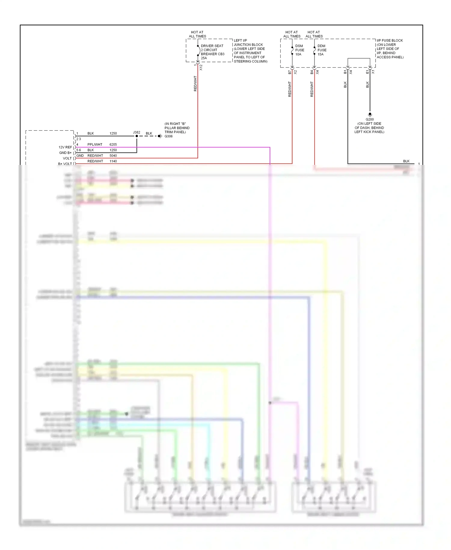 Wiring diagram blk for Hummer H2 I facelift (2007-2009) (22 of 64)