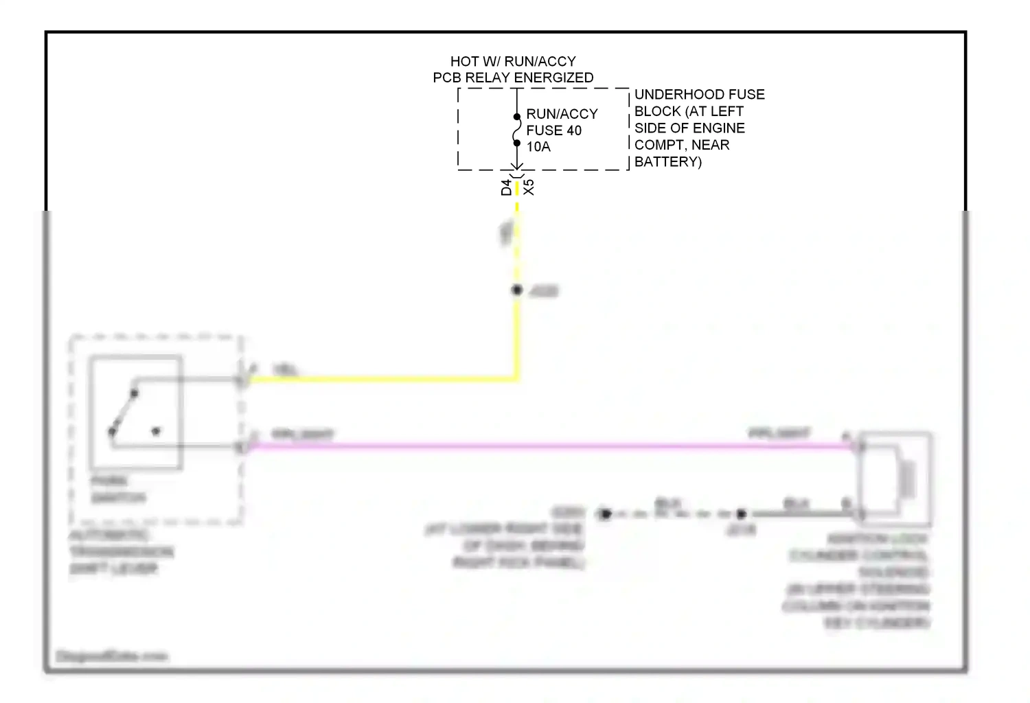 Wiring diagram blk for Hummer H2 I facelift (2007-2009) (53 of 64)