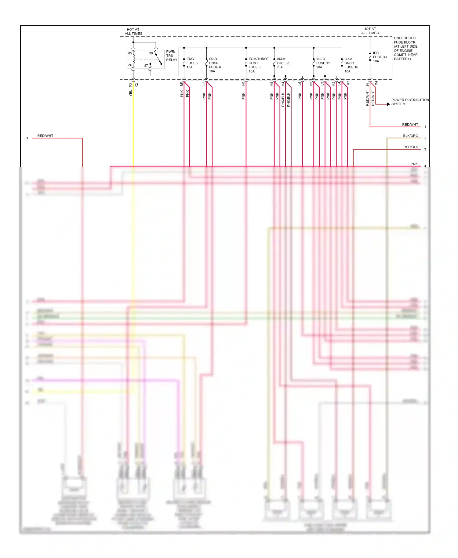 Wiring diagram heated oxygen sensor for Hummer H2 I facelift (2007-2009) (2 of 2)