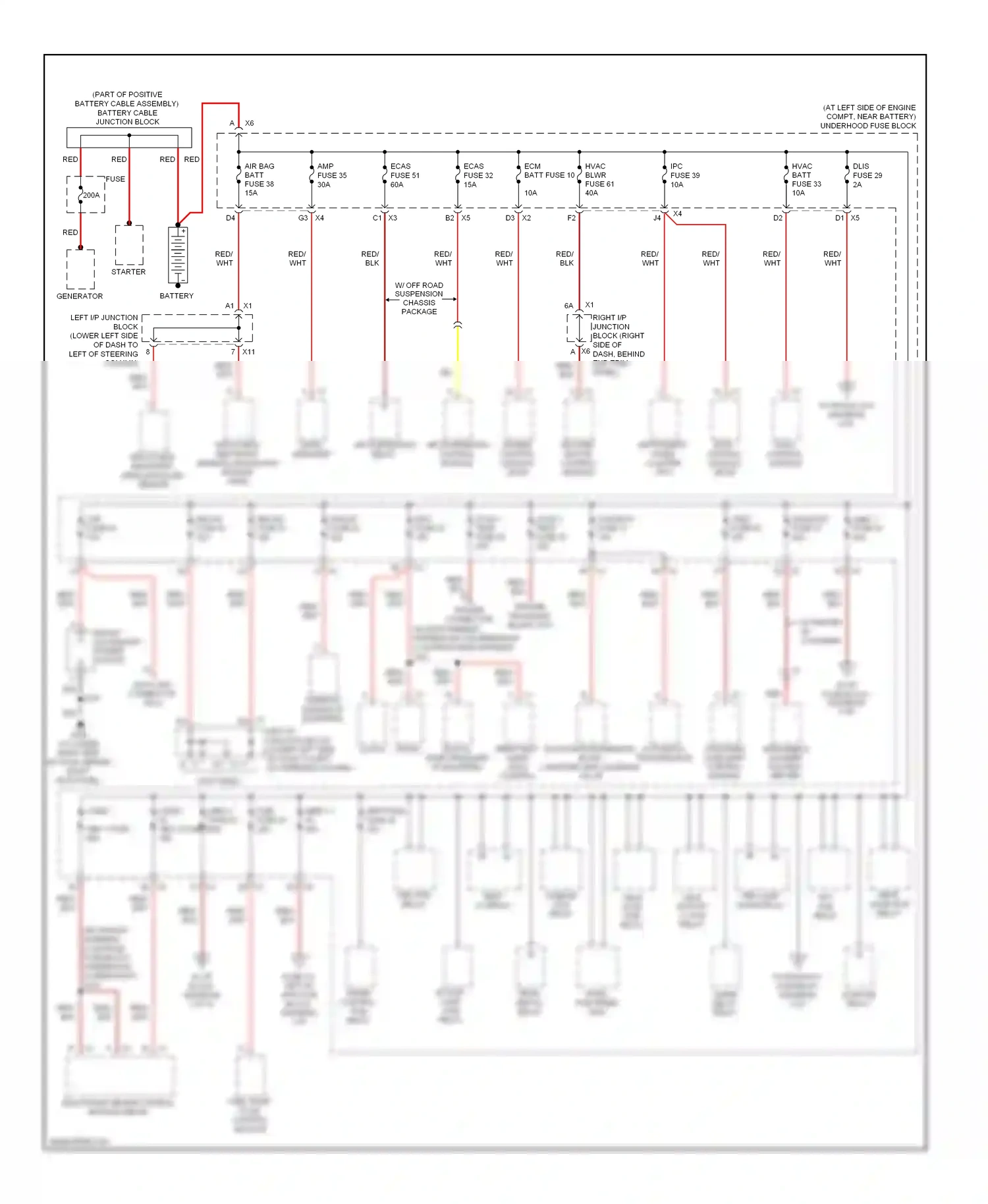 Wiring diagram inflatable restraint vehicle roller sensor for Hummer H2 I facelift (2007-2009) (1 of 1)