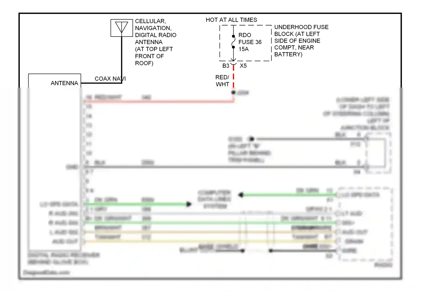Wiring diagram lo spd data for Hummer H2 I facelift (2007-2009) (3 of 3)