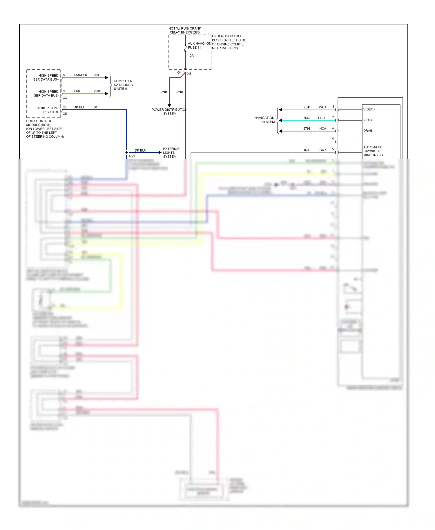 Wiring diagram lt blu for Hummer H2 I facelift (2007-2009) (29 of 42)