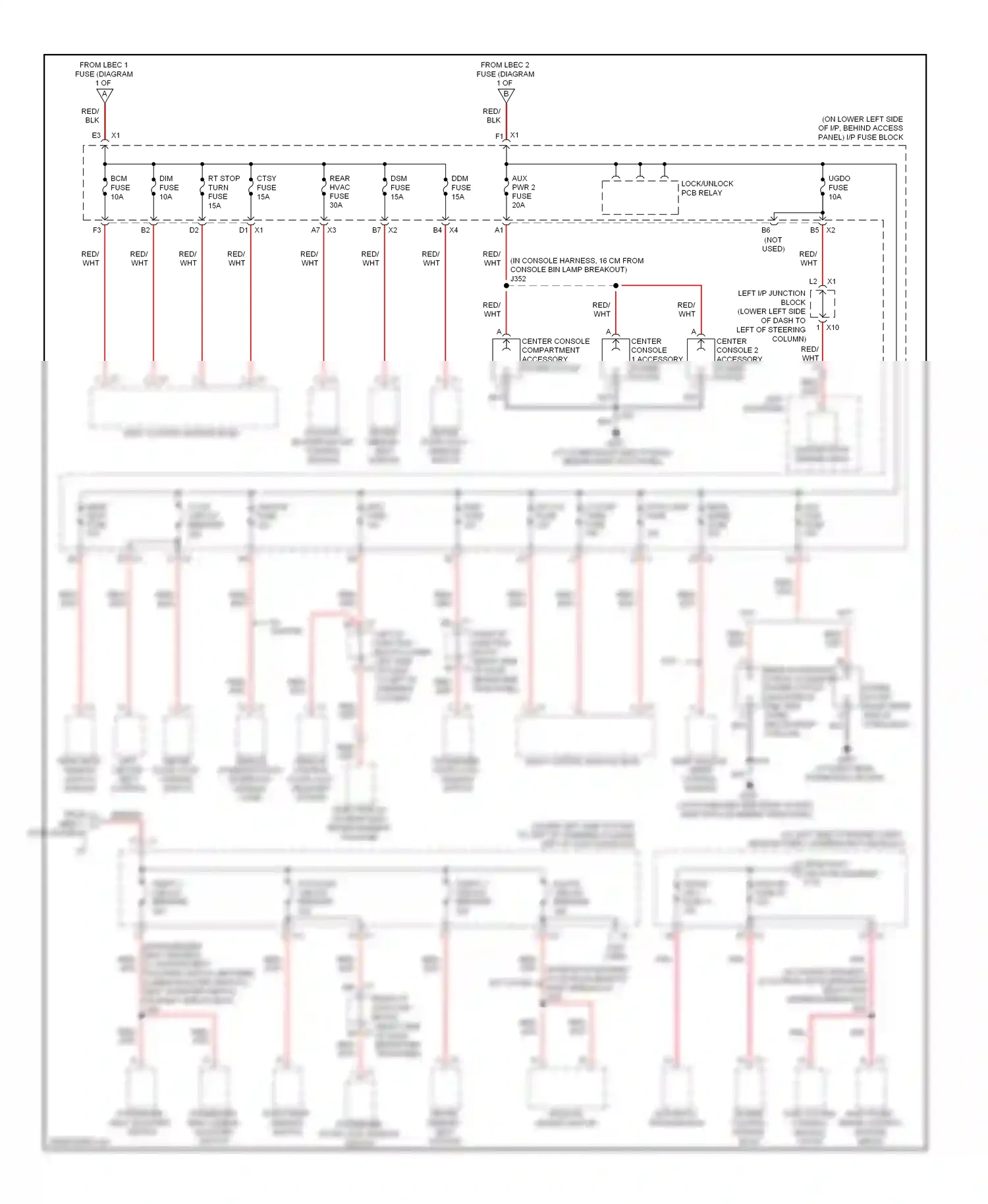 Wiring diagram rear window wiper control module for Hummer H2 I facelift (2007-2009) (1 of 1)