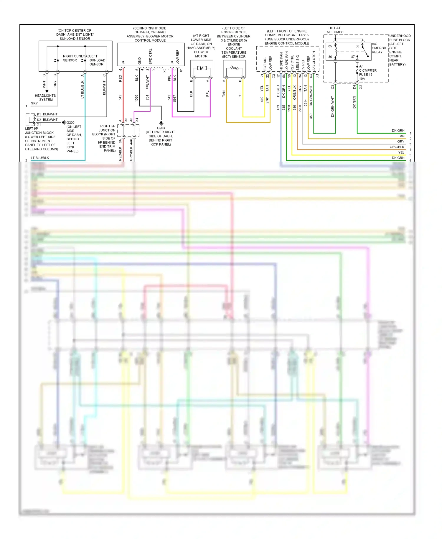 Wiring diagram red/blk for Hummer H2 I facelift (2007-2009) (3 of 11)