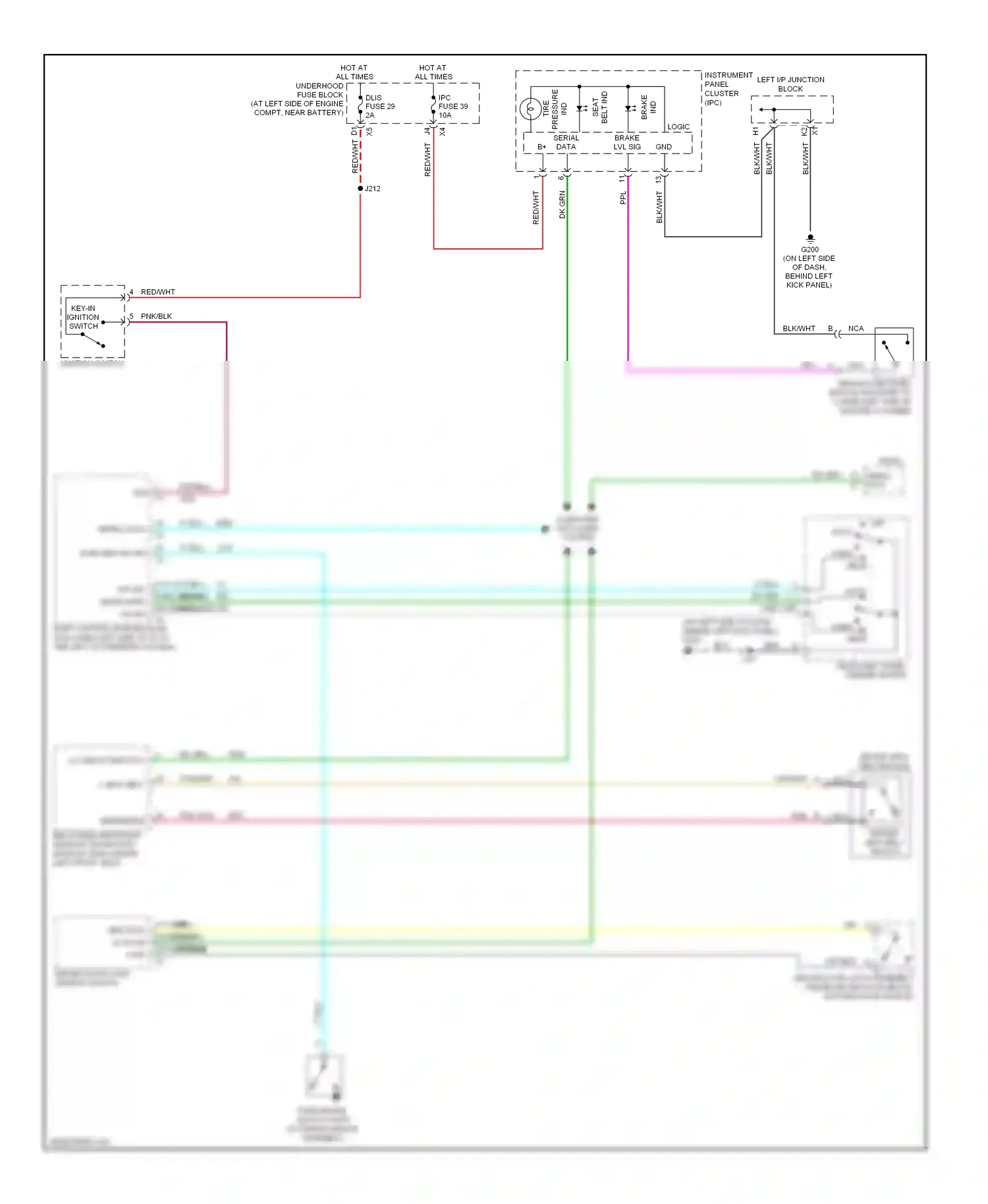 Wiring diagram serial b+ data for Hummer H2 I facelift (2007-2009) (1 of 1)