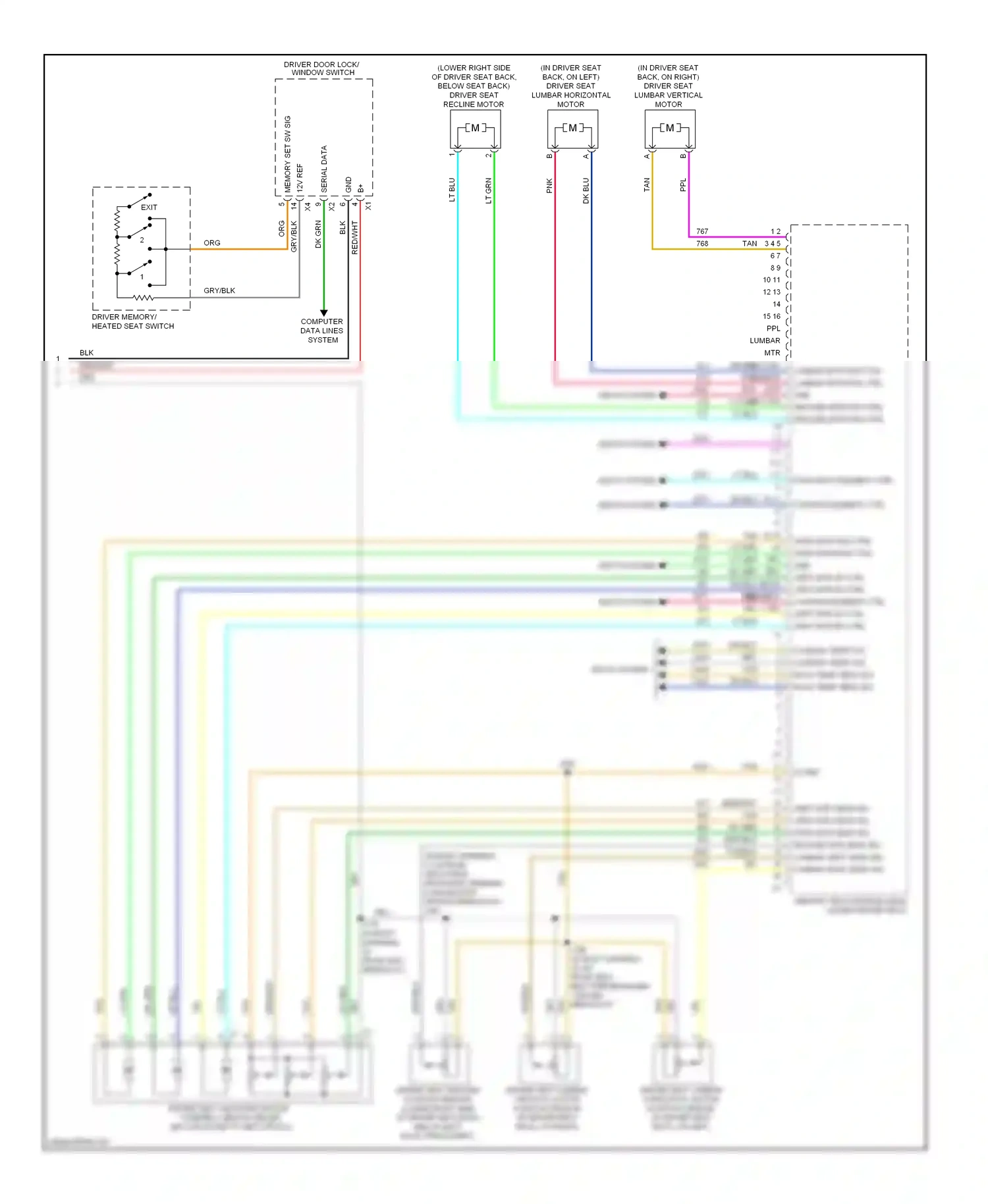 Wiring diagram serial data for Hummer H2 I facelift (2007-2009) (5 of 15)