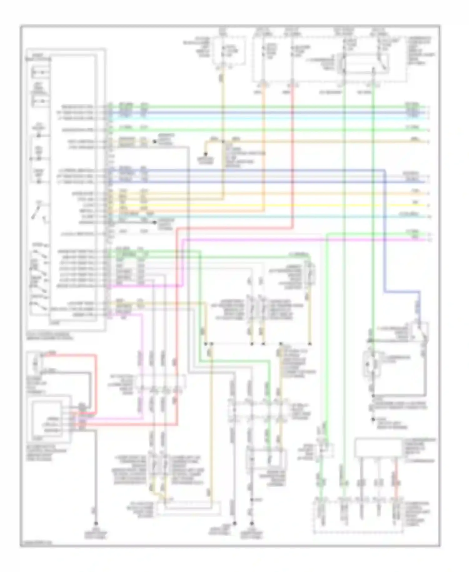 H2 Hummer I (2002-2007): Automatic a/c circuit (1 of 2)