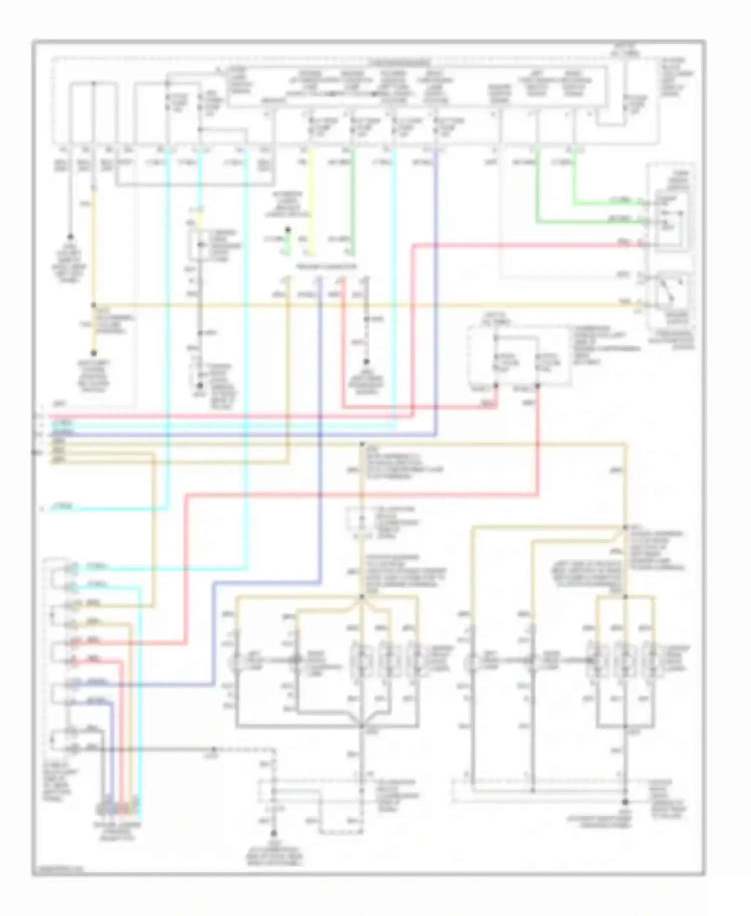 H2 Hummer I (2002-2007): Exterior lamps circuit (2 of 2)