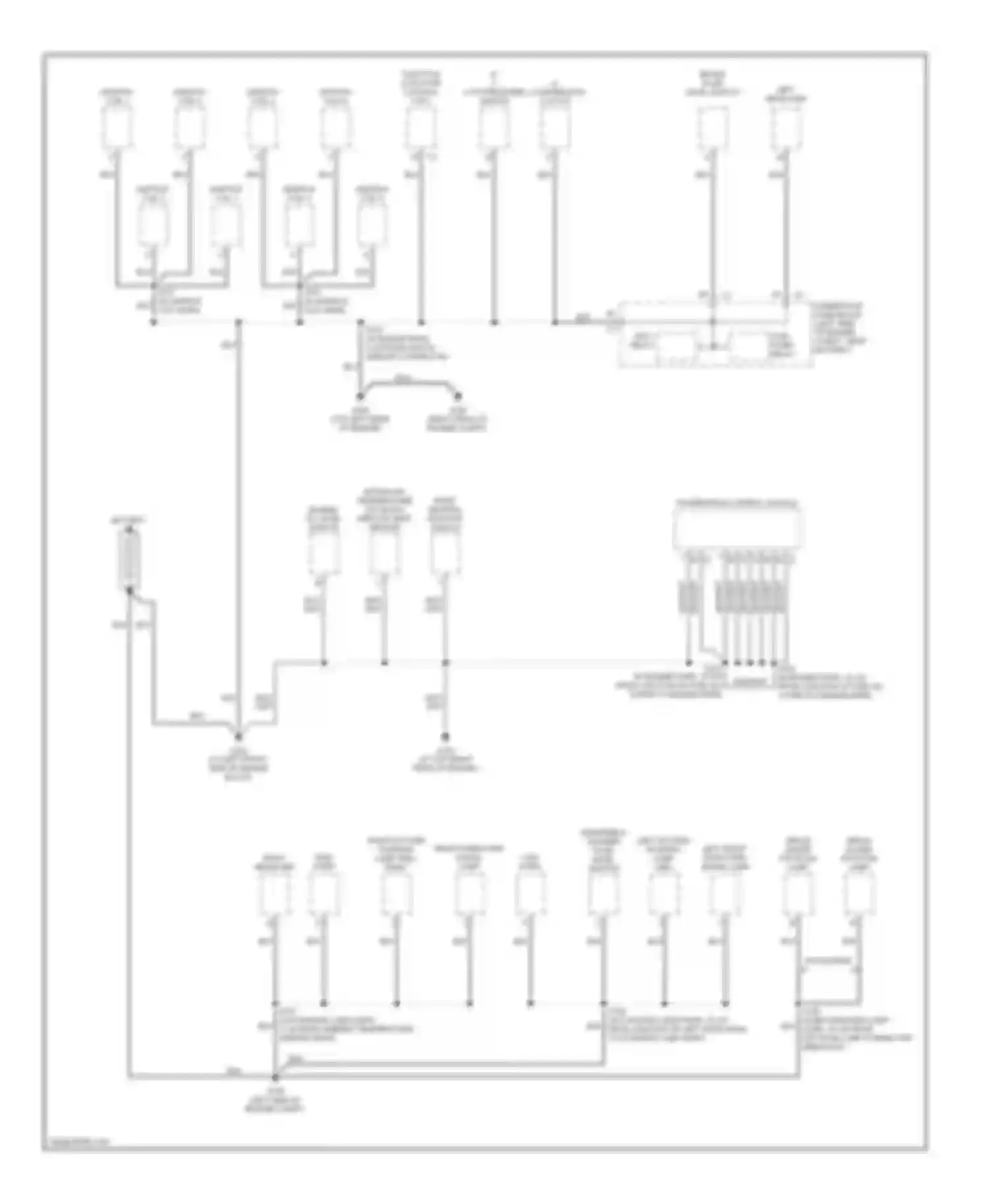 H2 Hummer I (2002-2007): Ground distribution circuit (1 of 5)