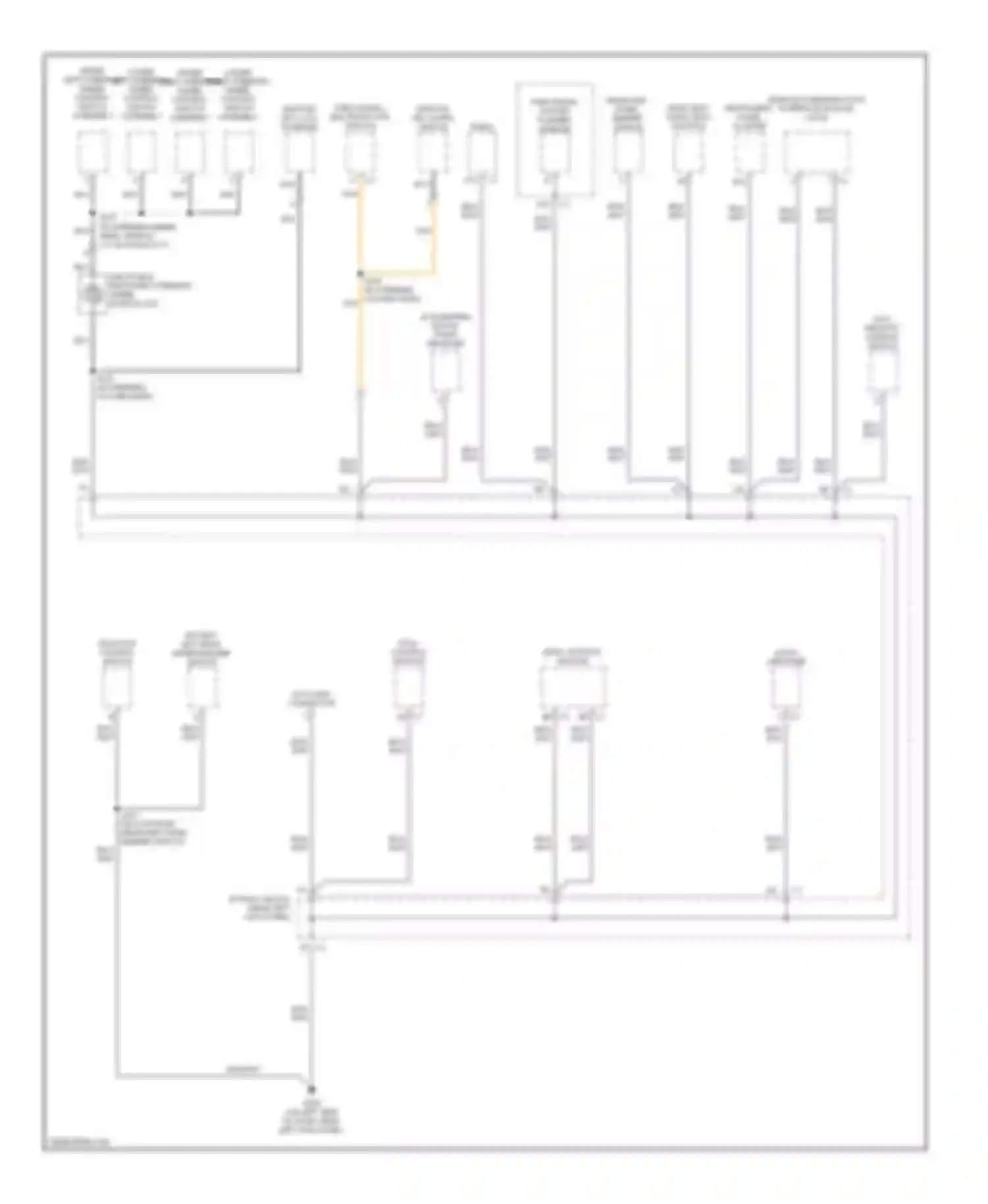 H2 Hummer I (2002-2007): Ground distribution circuit (4 of 5)