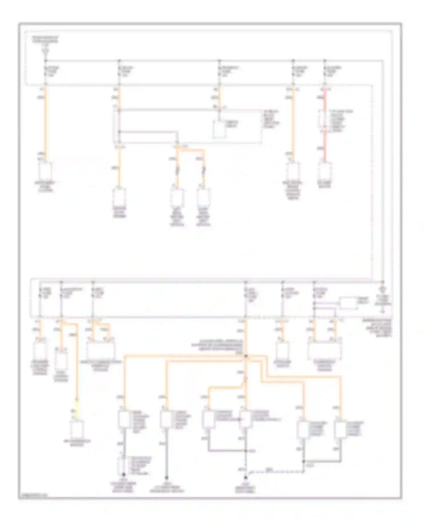 H2 Hummer I (2002-2007): Power distribution circuit (2 of 6)