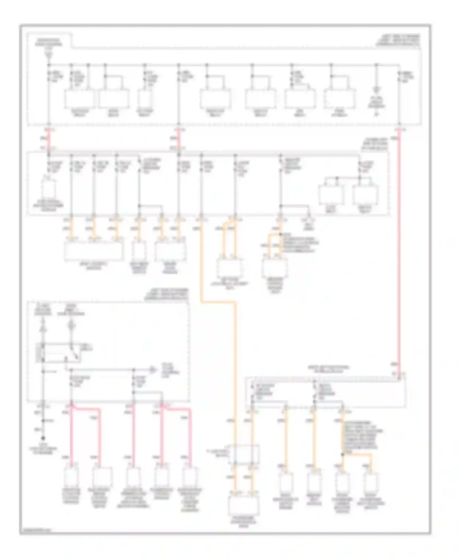 H2 Hummer I (2002-2007): Power distribution circuit (3 of 6)