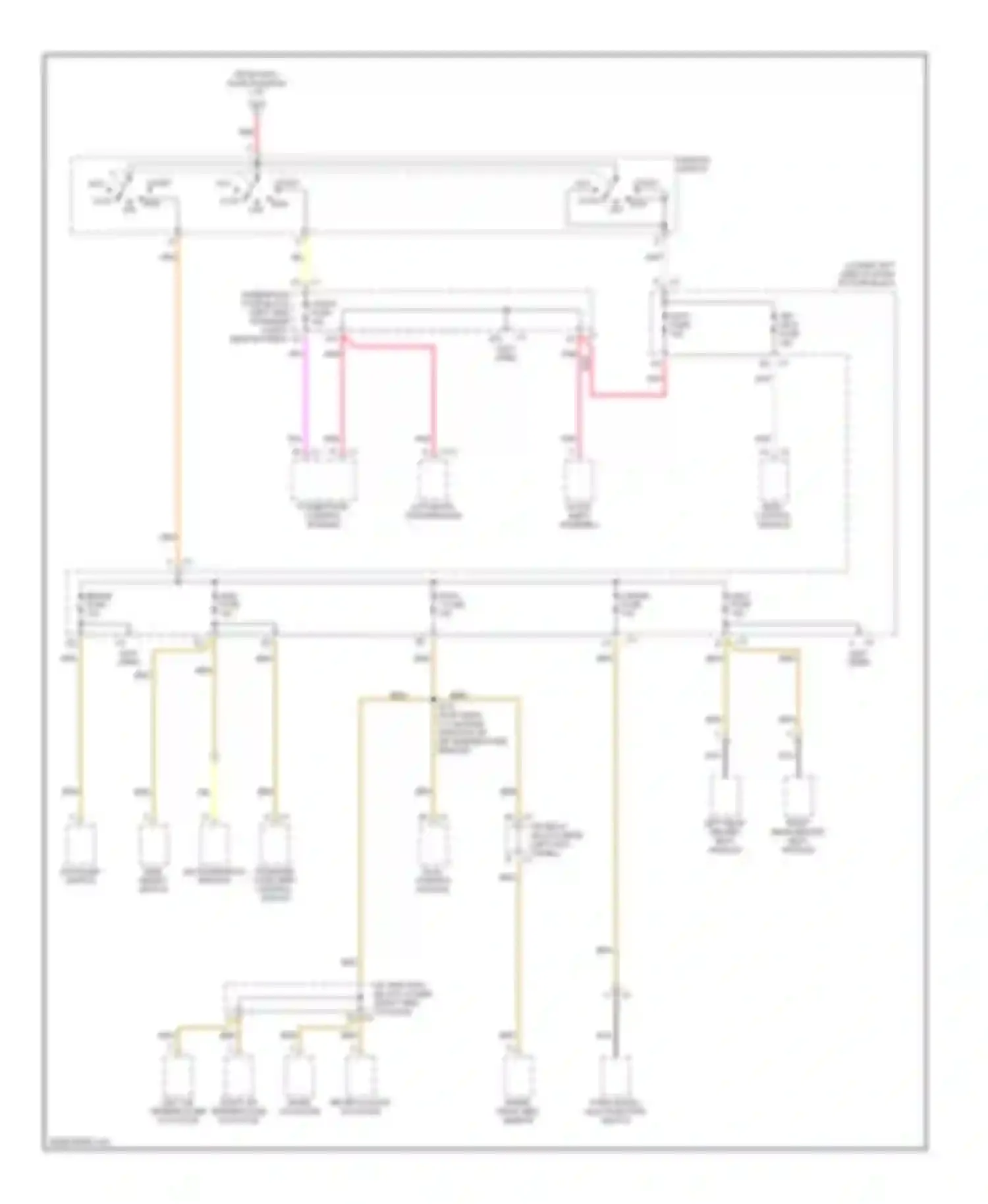 H2 Hummer I (2002-2007): Power distribution circuit (5 of 6)