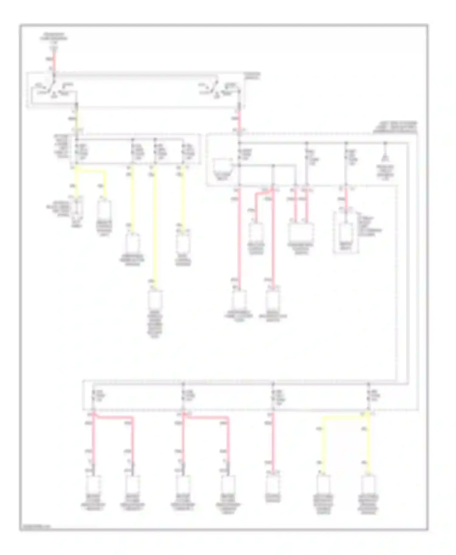 H2 Hummer I (2002-2007): Power distribution circuit (6 of 6)