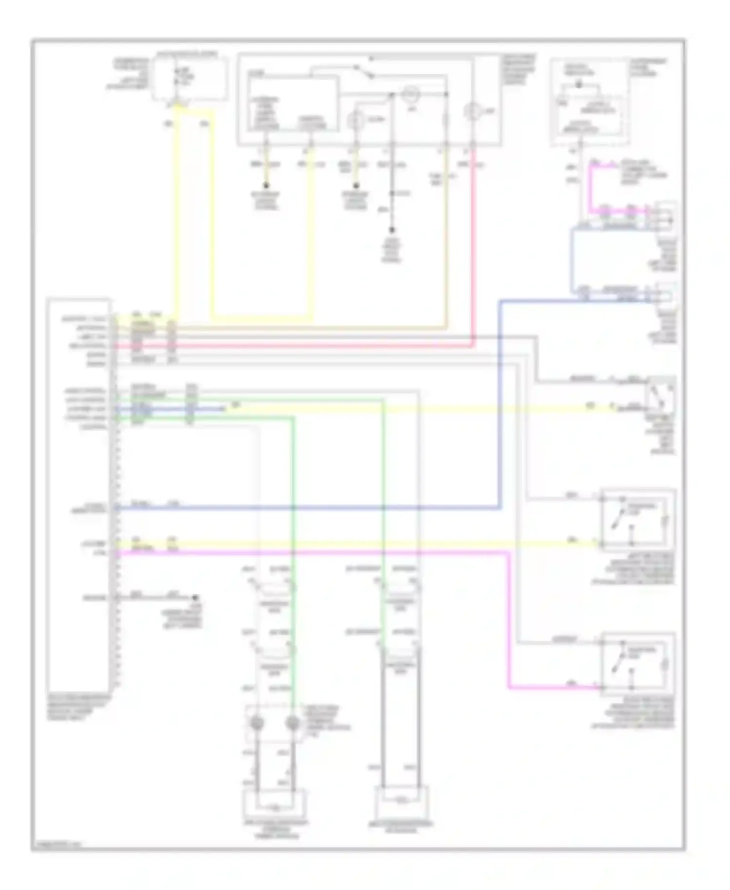 H2 Hummer I (2002-2007): Supplemental restraints circuit