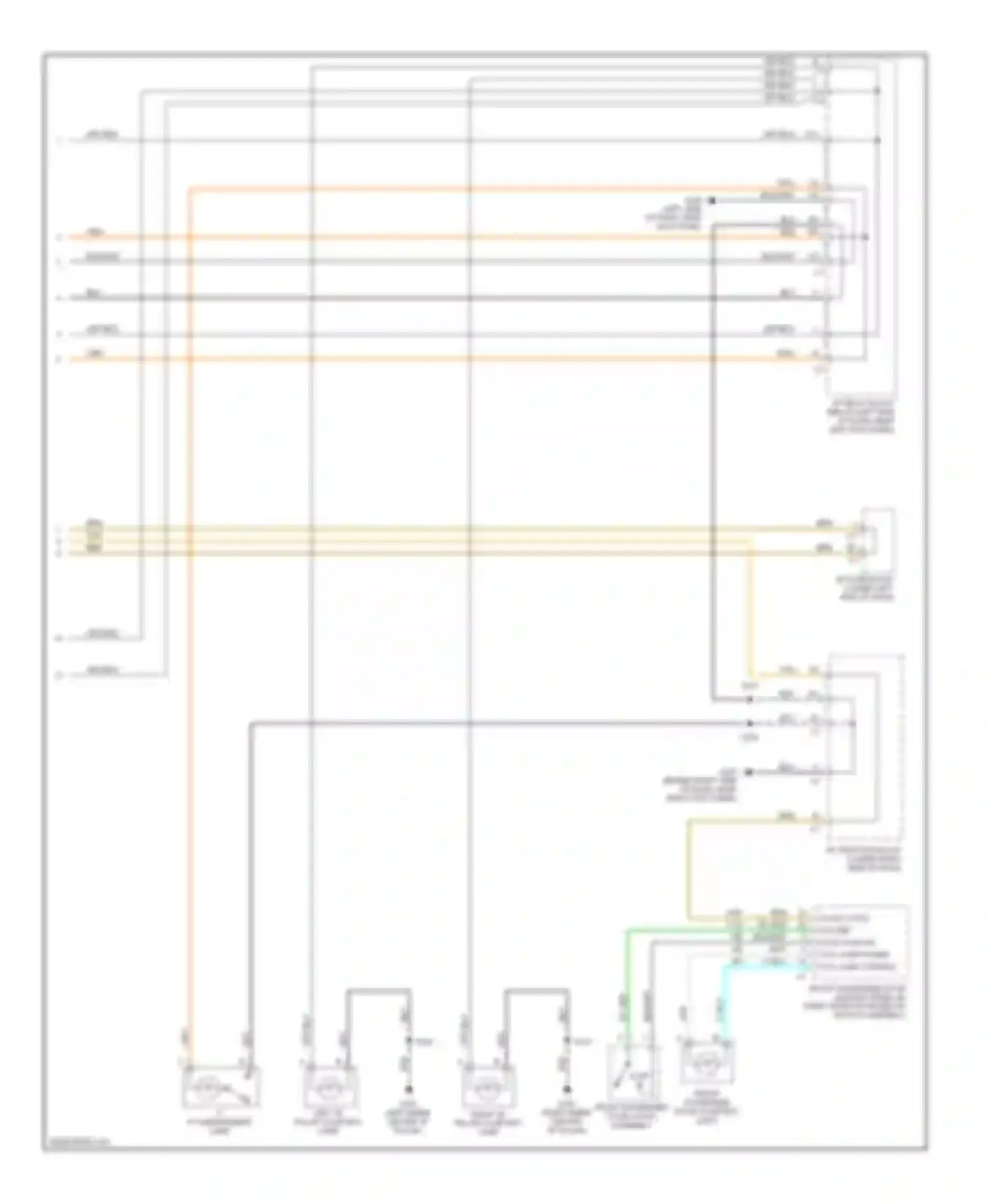 Wiring diagram front passenger door courtesy light for Hummer H2 I (2002-2007) (1 of 1)