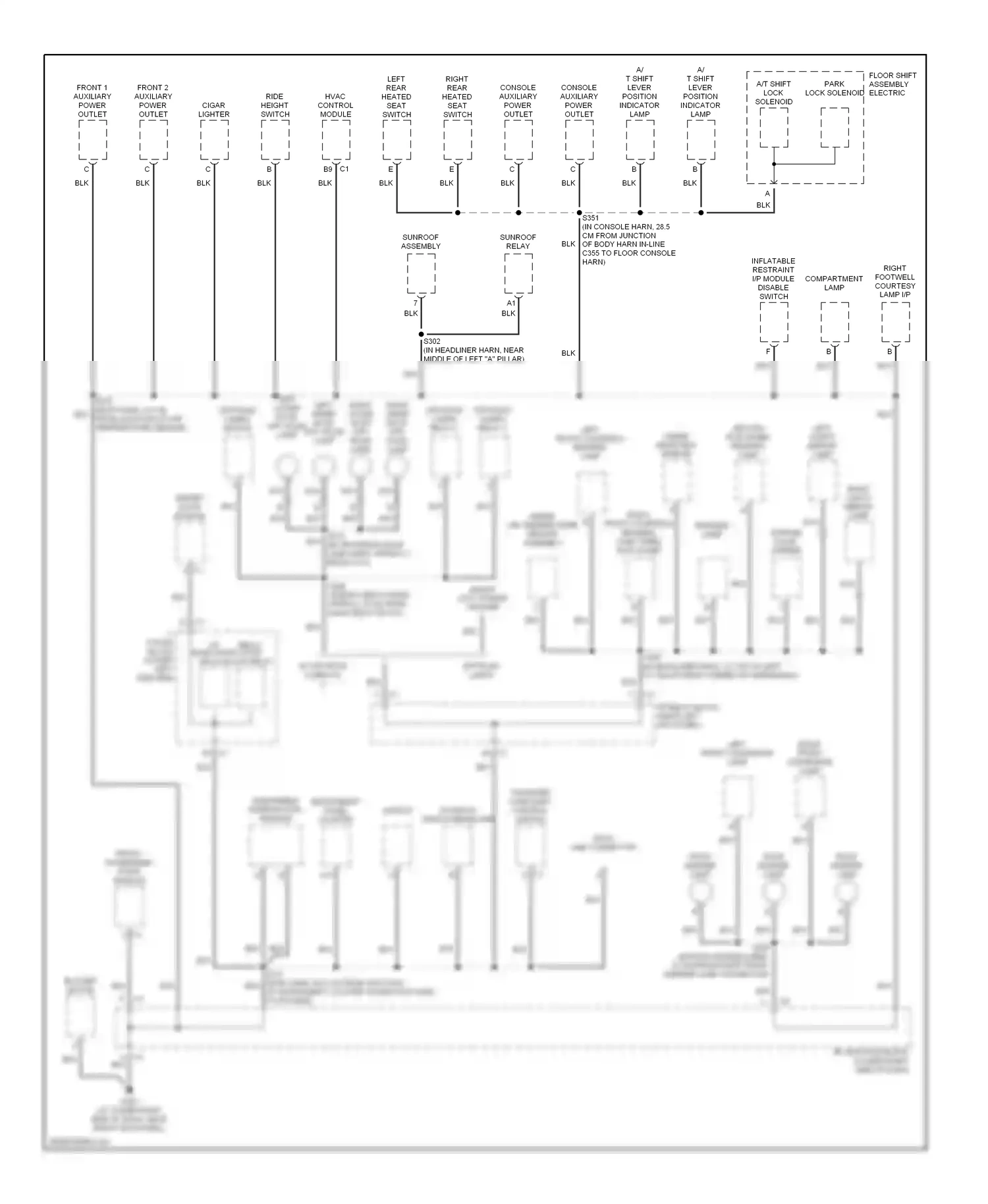 Hummer H2 I (2002-2007) harn) wiring diagram  (1 of 2)