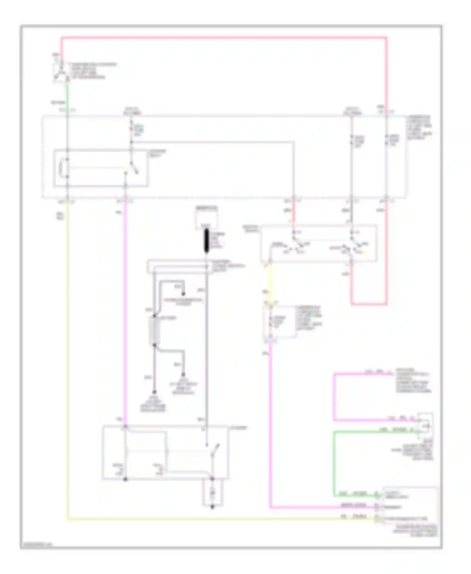 Wiring diagram hot at all times for Hummer H2 I (2002-2007) (39 of 44)