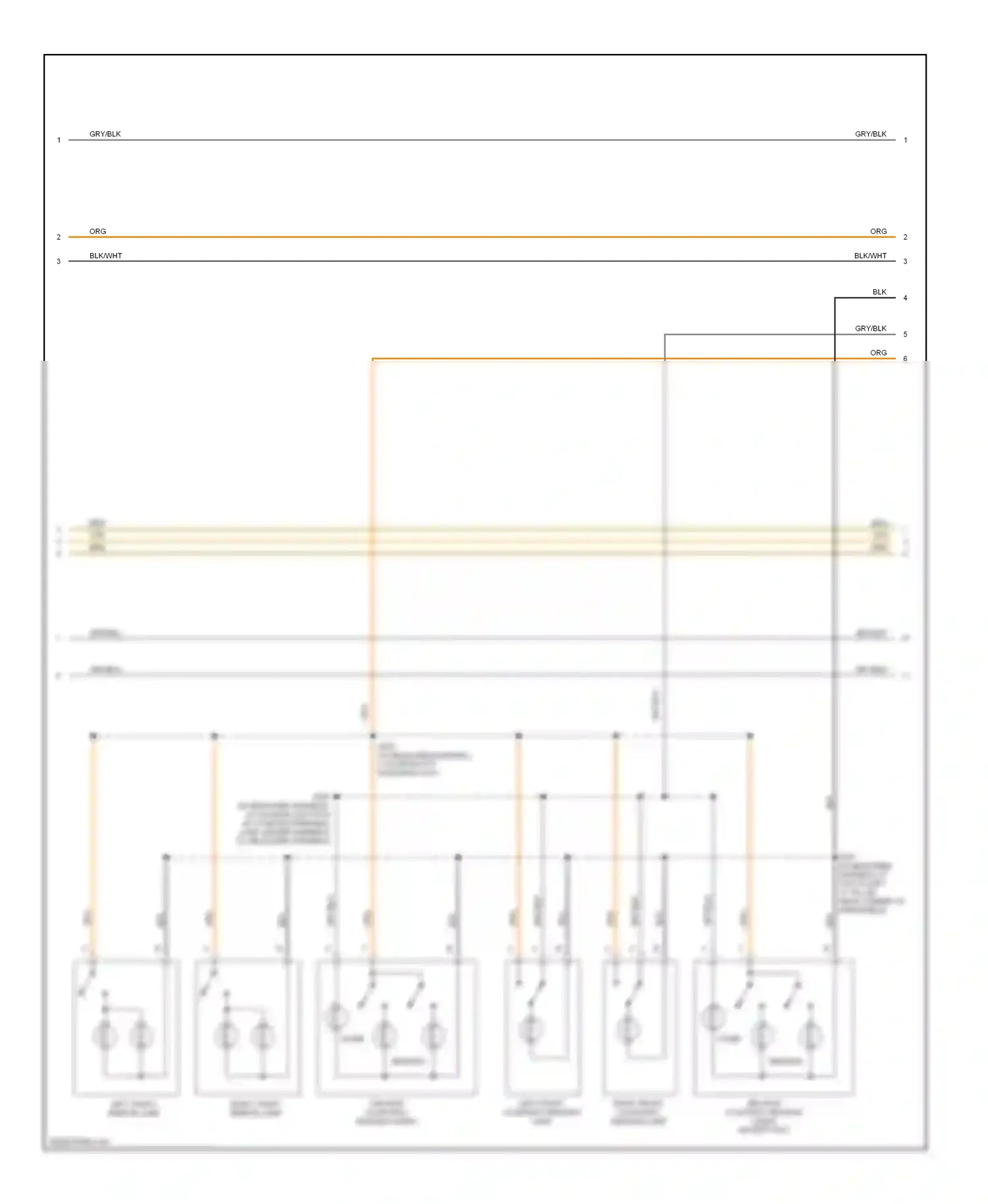 Hummer H2 I (2002-2007) left front courtesy/ reading lamp wiring diagram  (1 of 2)