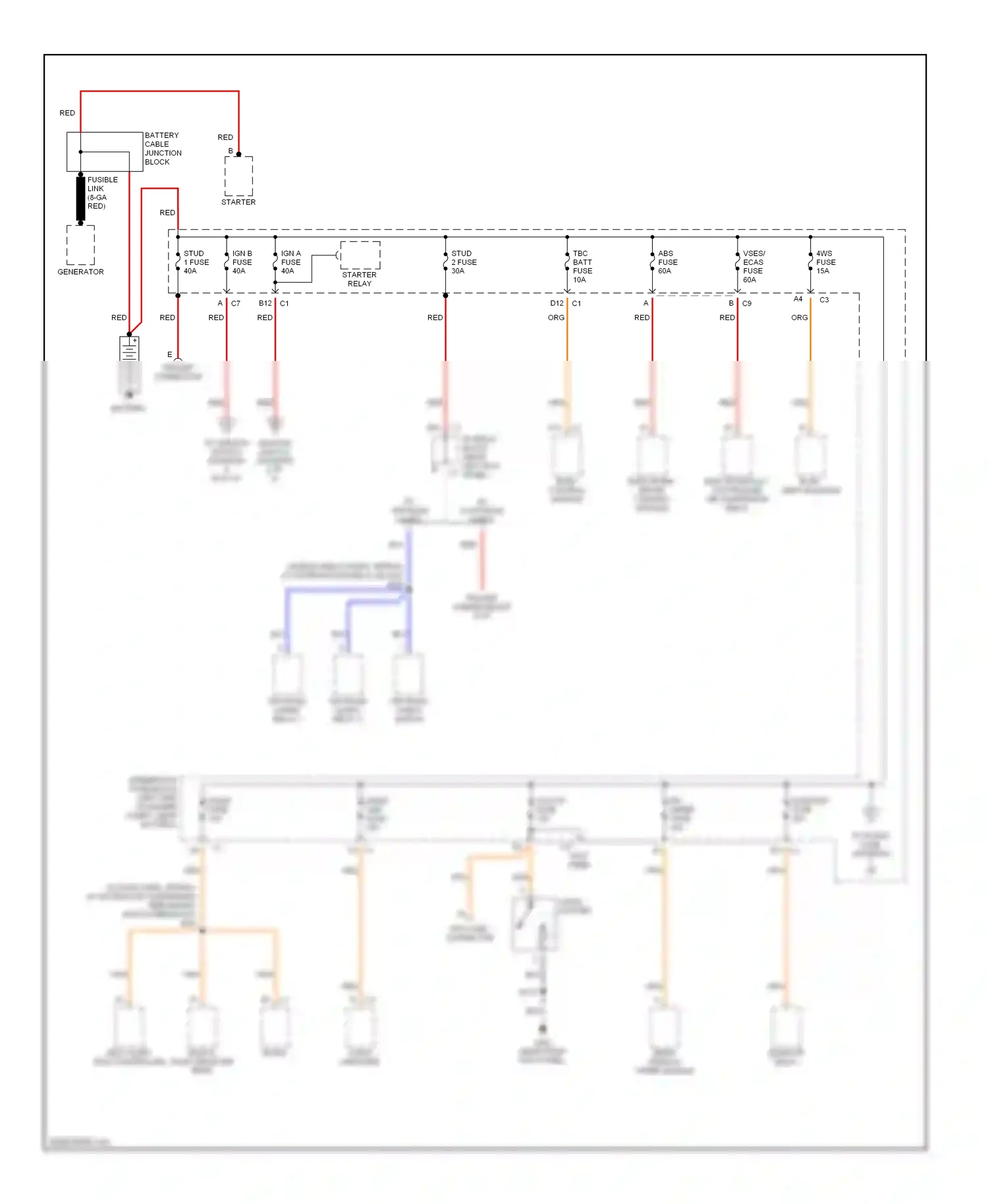 Hummer H2 I (2002-2007) red wiring diagram  (19 of 31)