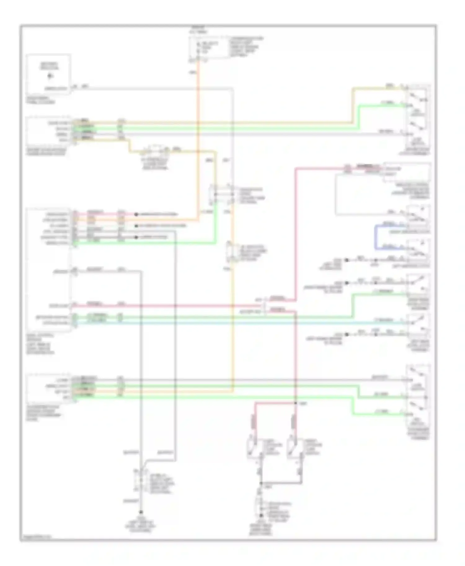 Wiring diagram rr door ajar sw lr door ajar sw for Hummer H2 I (2002-2007) (1 of 1)