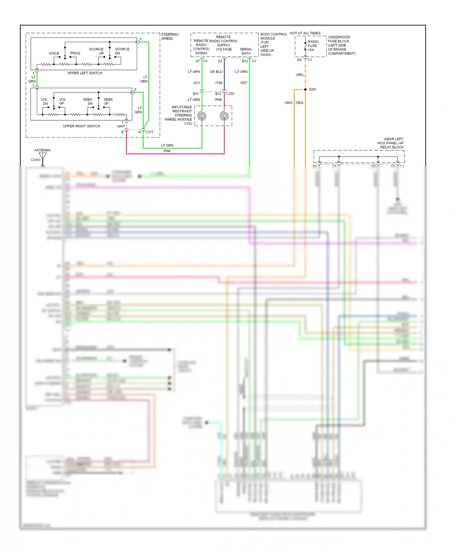 Hummer H2 I (2002-2007) serial data wiring diagram  (9 of 12)