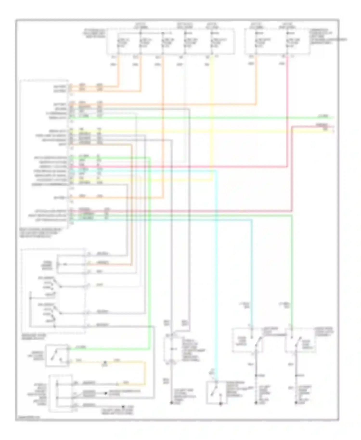 Wiring diagram tbc accy fuse for Hummer H2 I (2002-2007) (3 of 3)