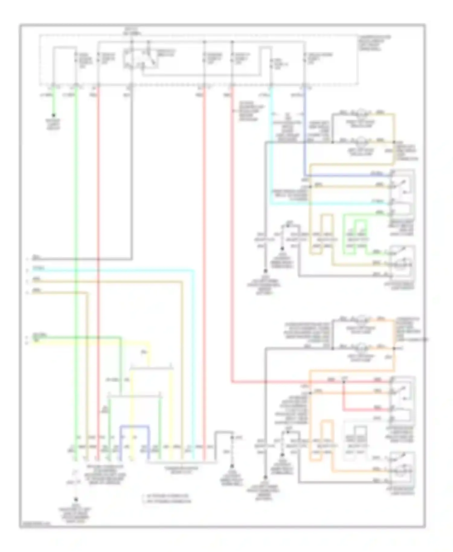 H3 Hummer I (2005-2010): Exterior lamps circuit (3 of 3)