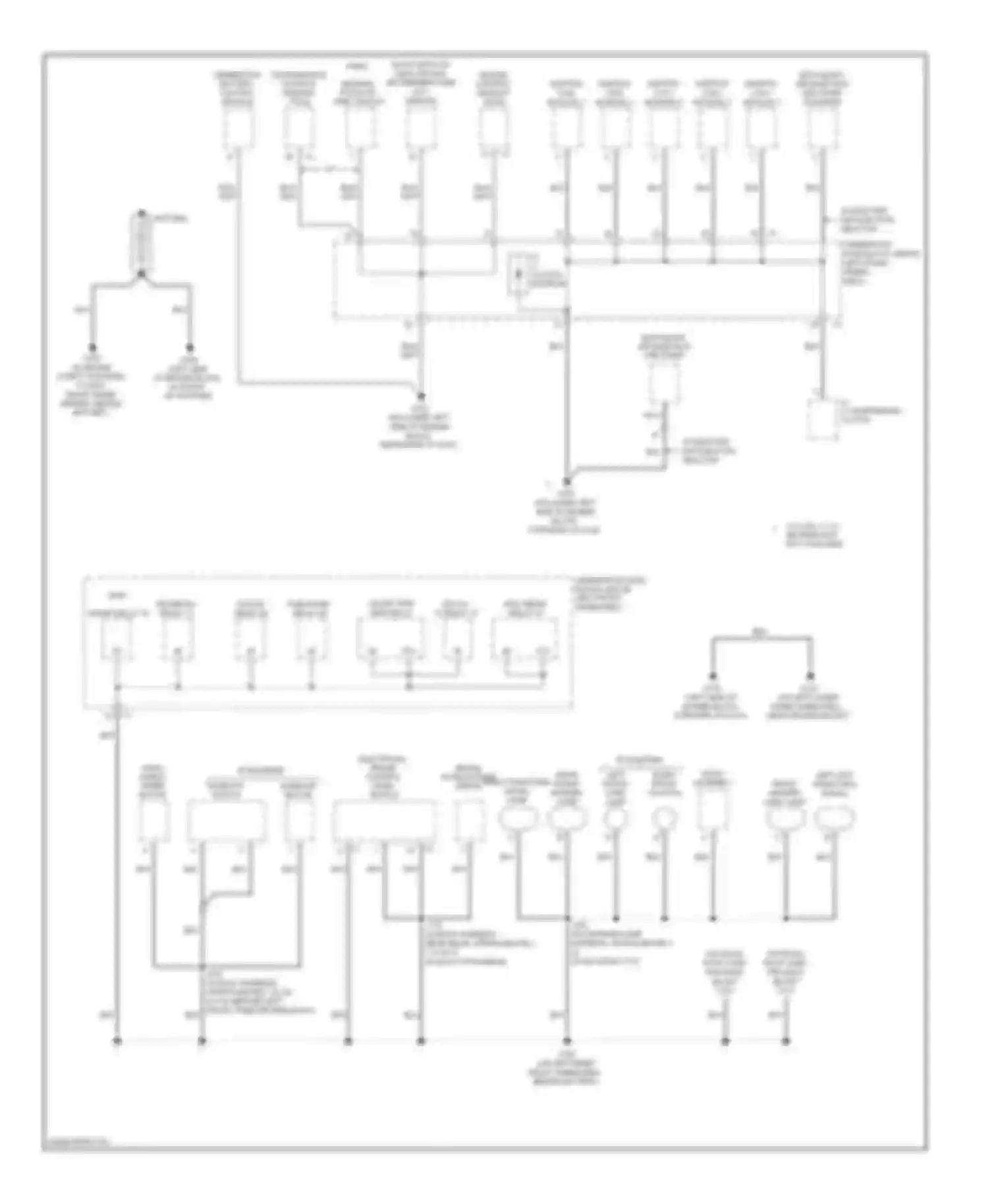 H3 Hummer I (2005-2010): Ground distribution circuit (1 of 3)