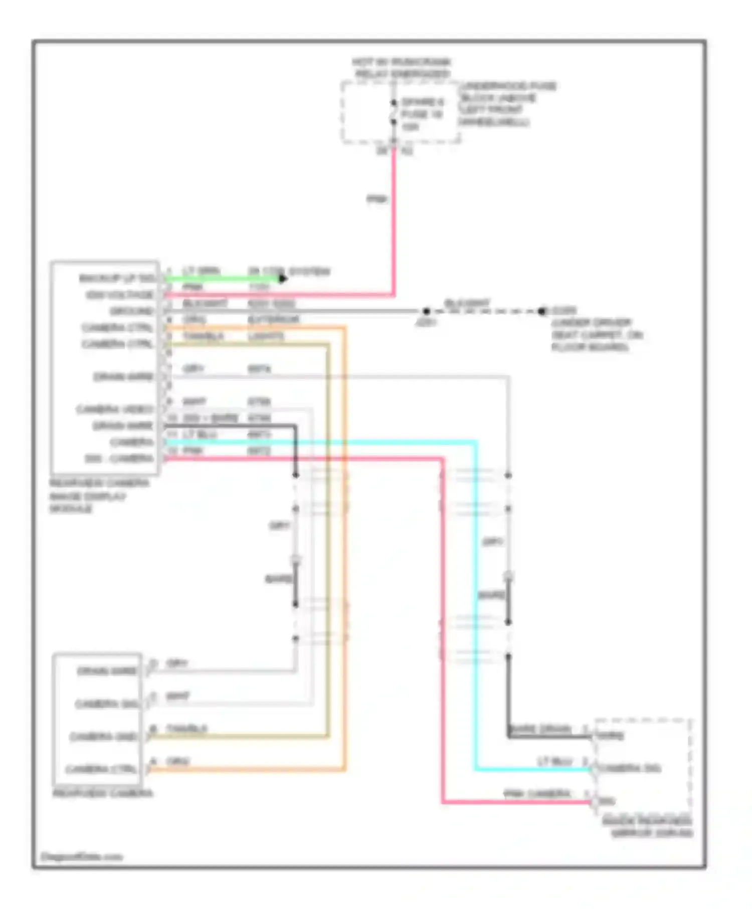 H3 Hummer I (2005-2010): Navigation circuit