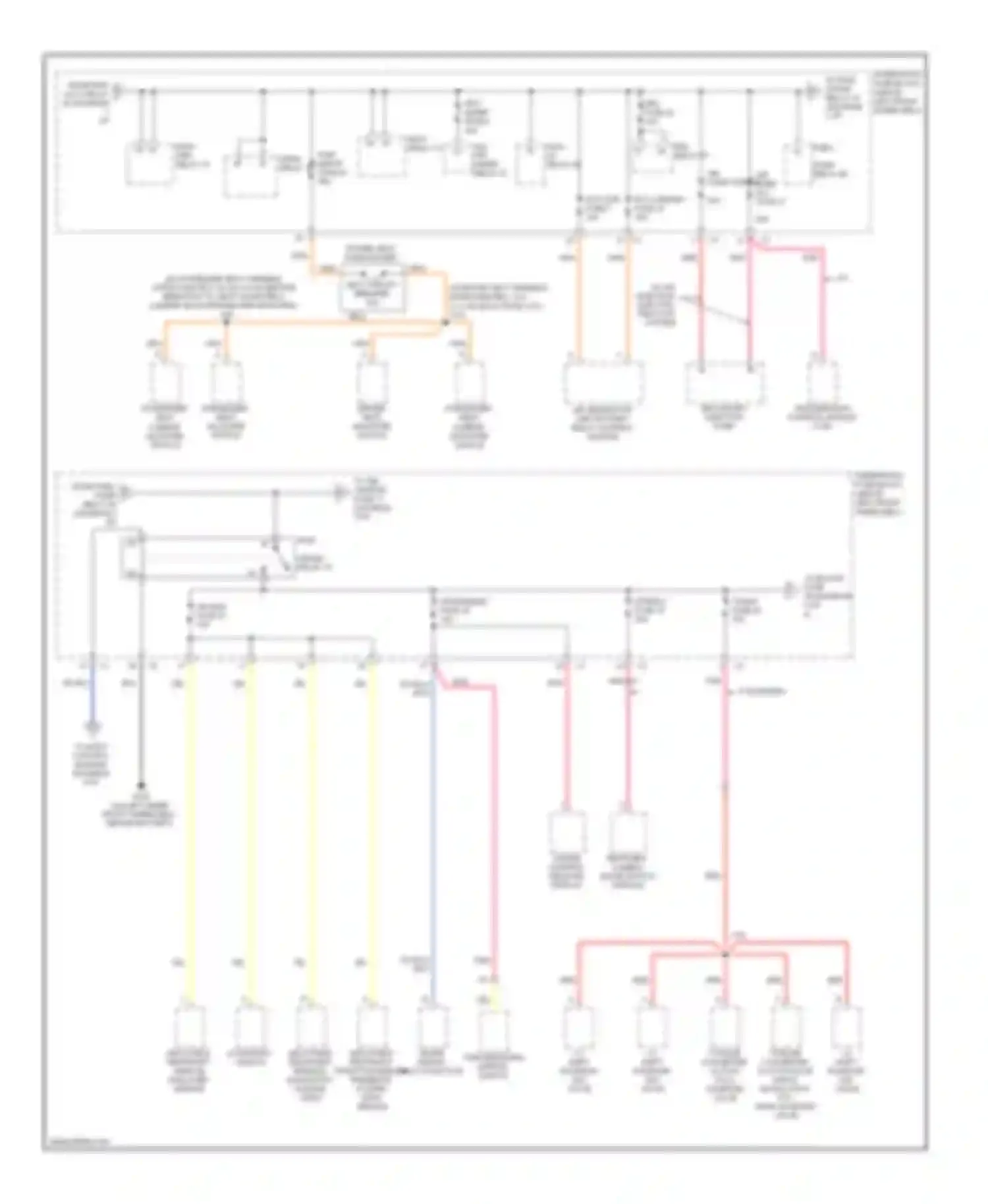 H3 Hummer I (2005-2010): Power distribution circuit (2 of 4)