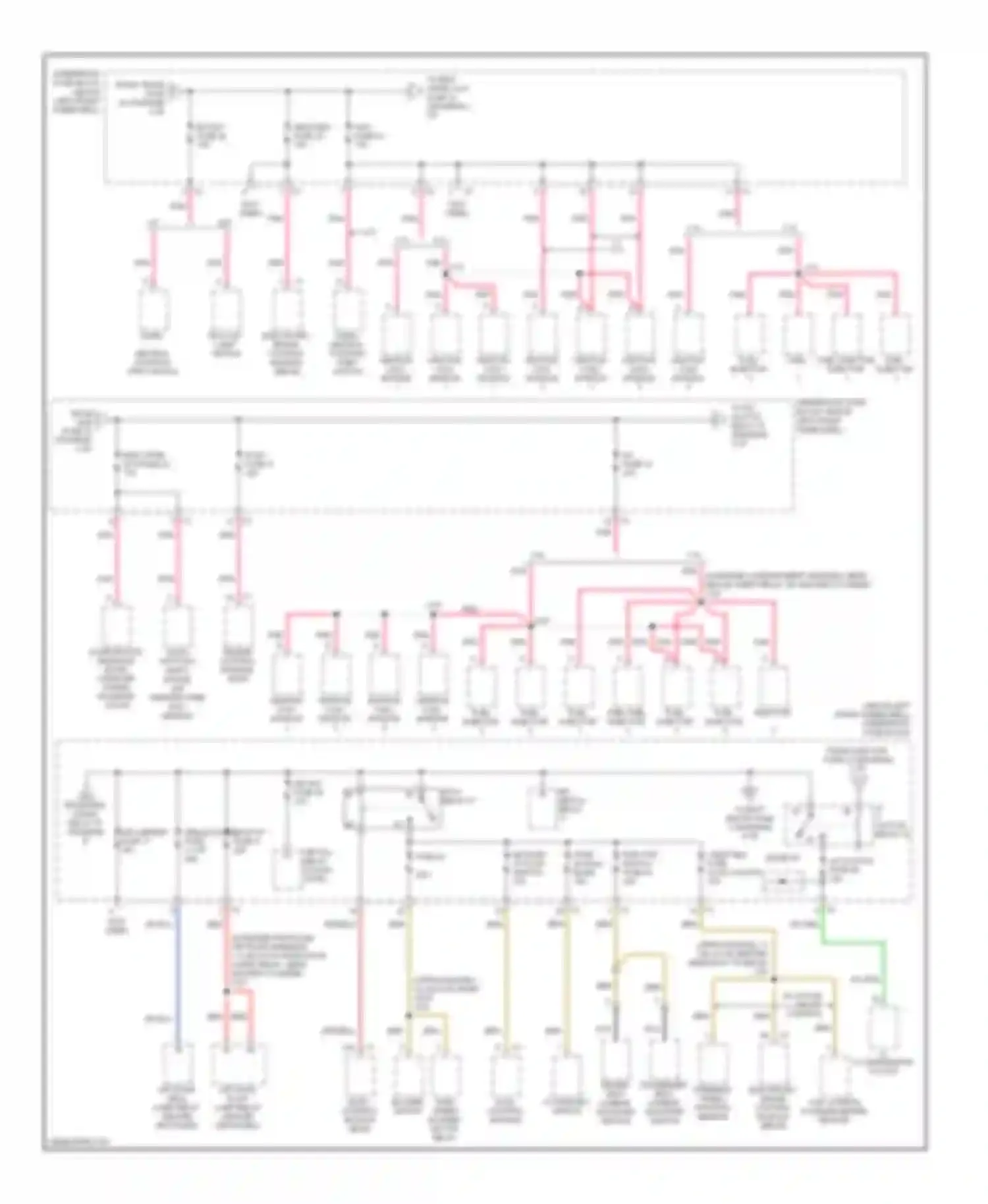 H3 Hummer I (2005-2010): Power distribution circuit (3 of 4)