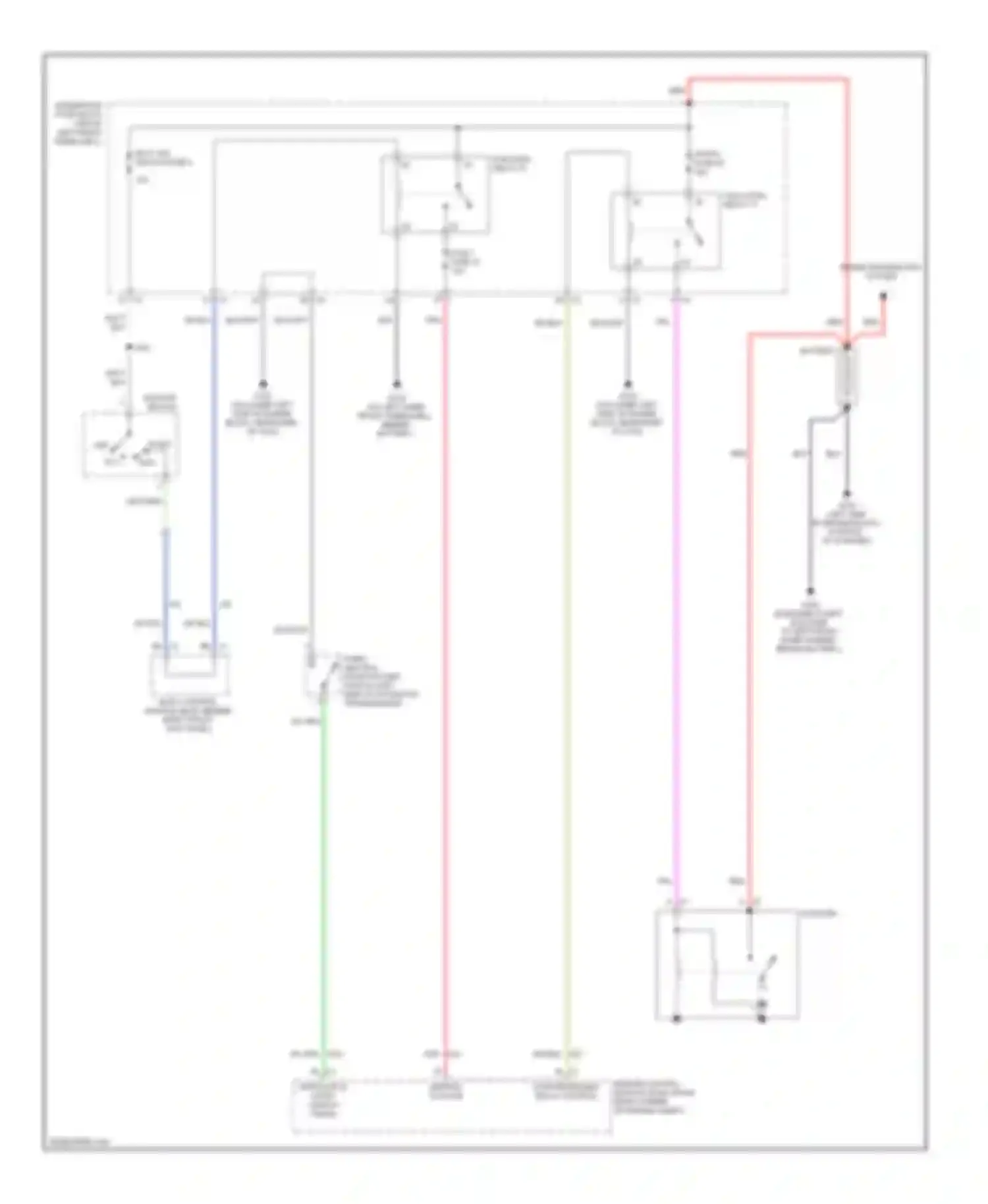H3 Hummer I (2005-2010): Starting circuit, a/t