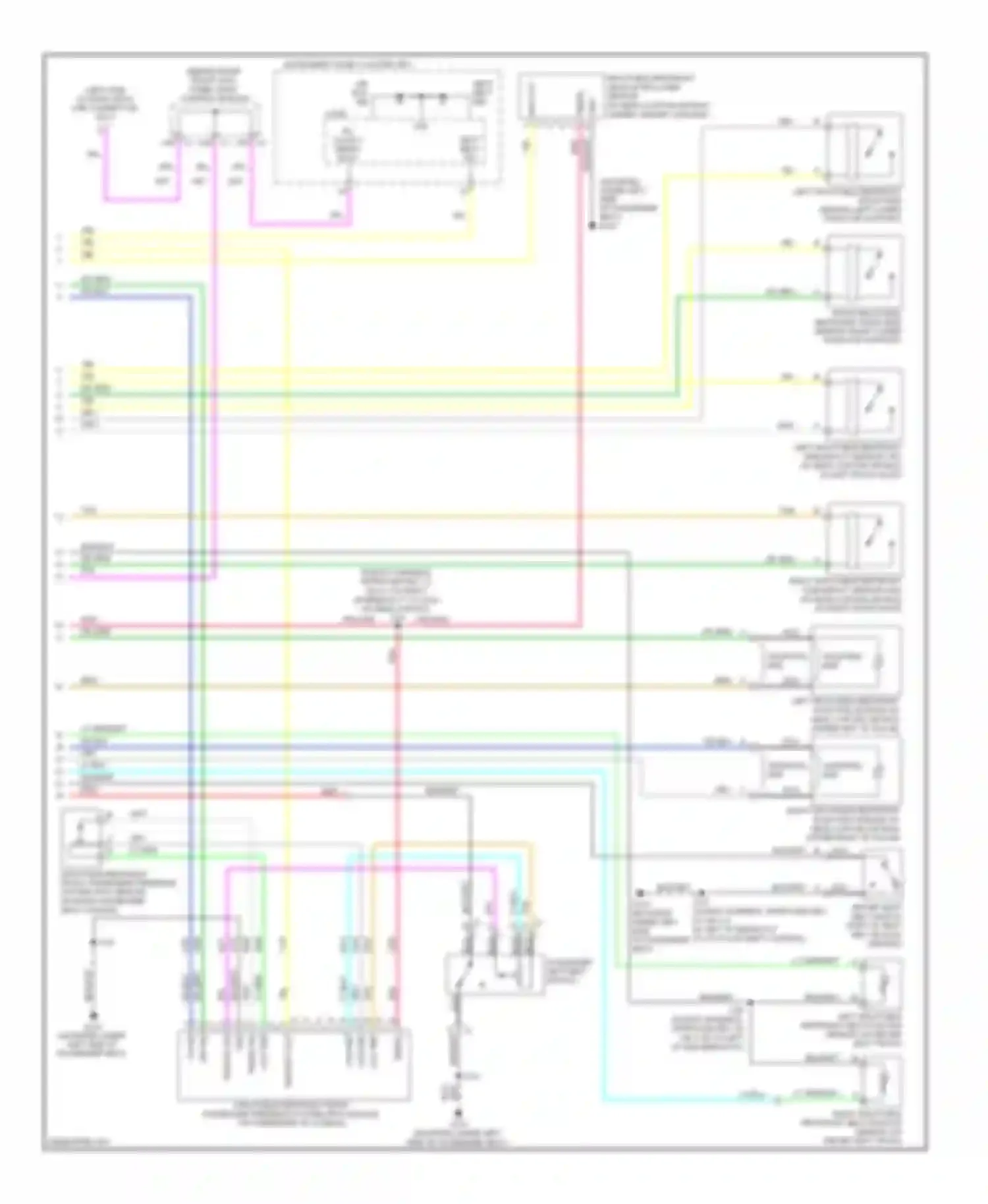 H3 Hummer I (2005-2010): Supplemental restraints circuit (2 of 2)