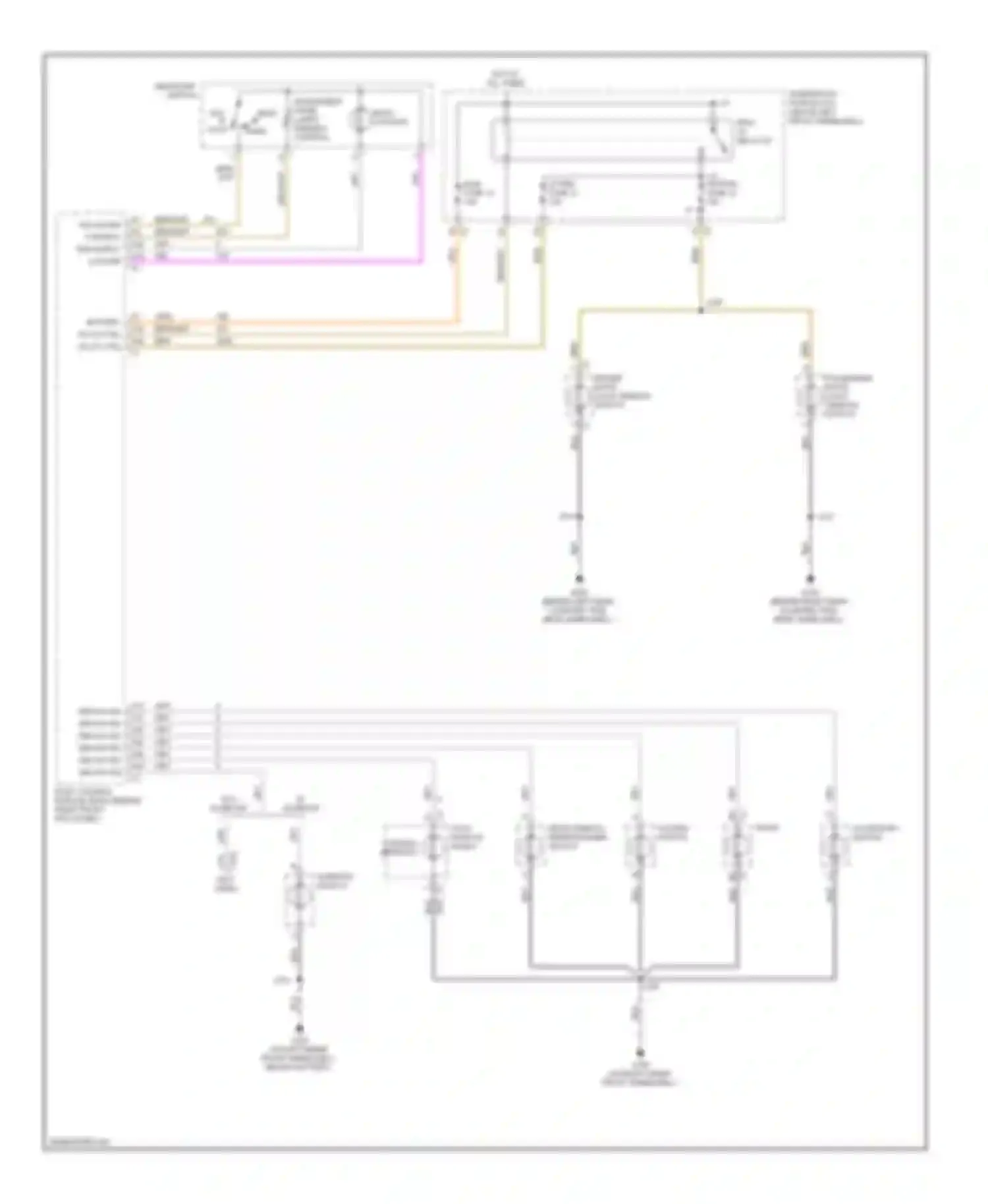 Wiring diagram back- lighting for Hummer H3 I (2005-2010) (1 of 1)