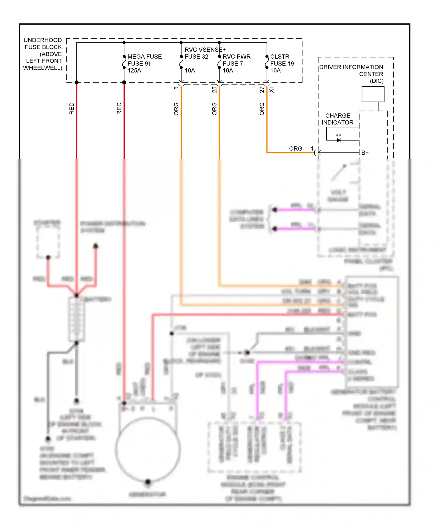 Hummer H3 I (2005-2010) computer data lines system wiring diagram  (12 of 17)