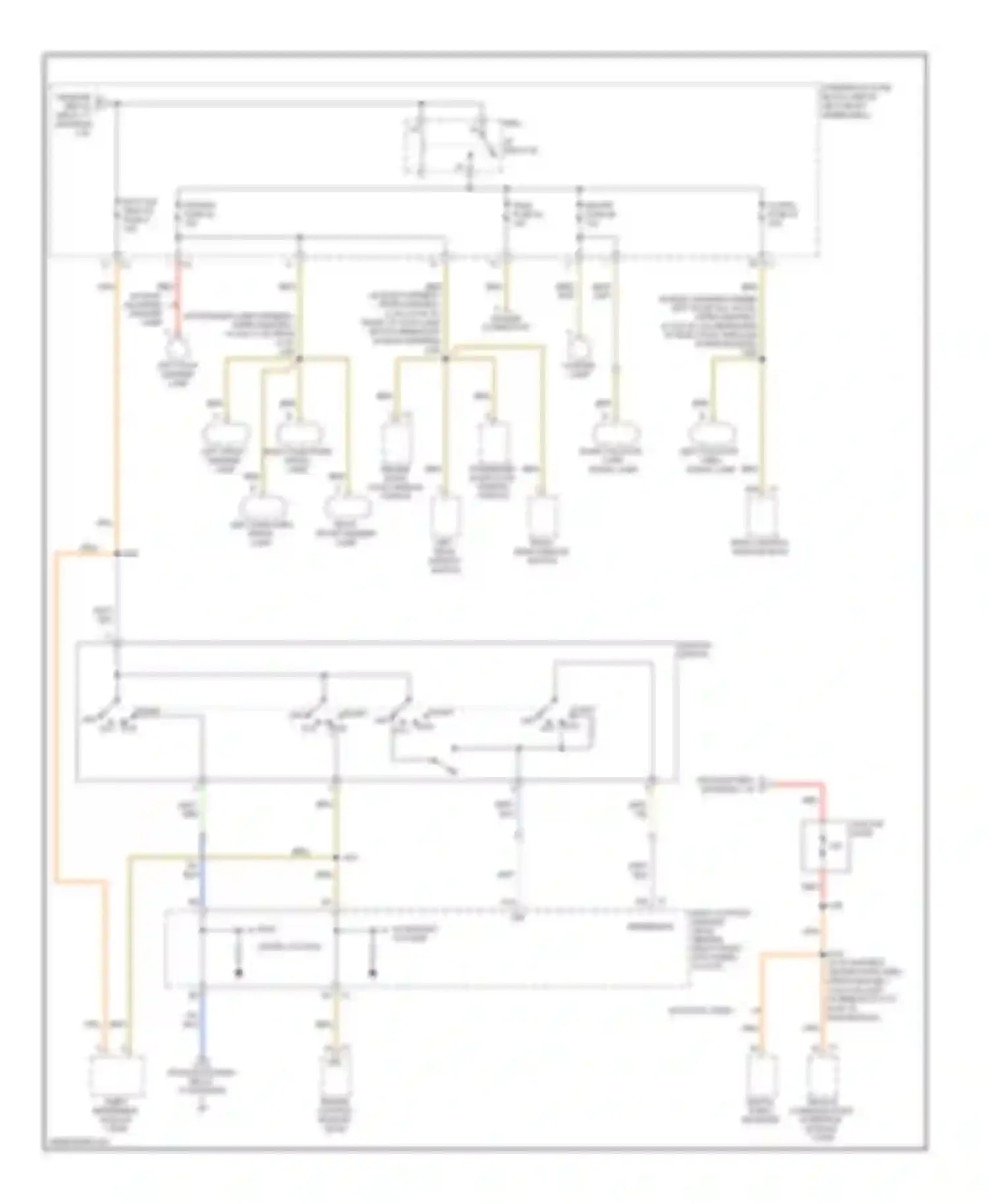 Wiring diagram prk/ lp relay 89 for Hummer H3 I (2005-2010) (1 of 1)