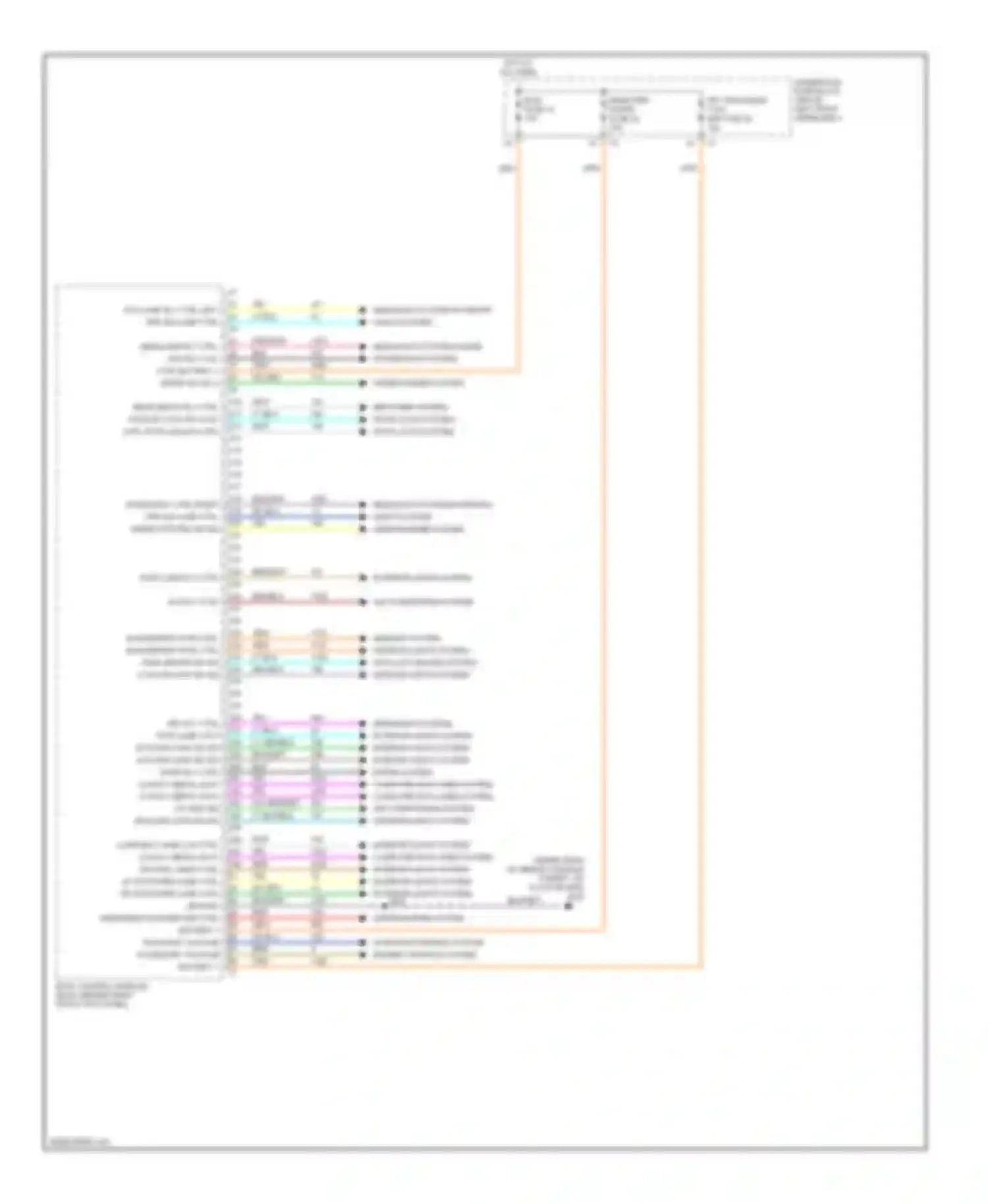 Wiring diagram rear trn/ hazrd for Hummer H3 I (2005-2010) (1 of 1)