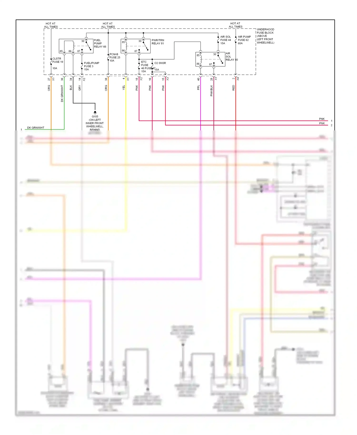 Hummer H3 I (2005-2010) serial data (-) serial data (+) wiring diagram  (4 of 4)