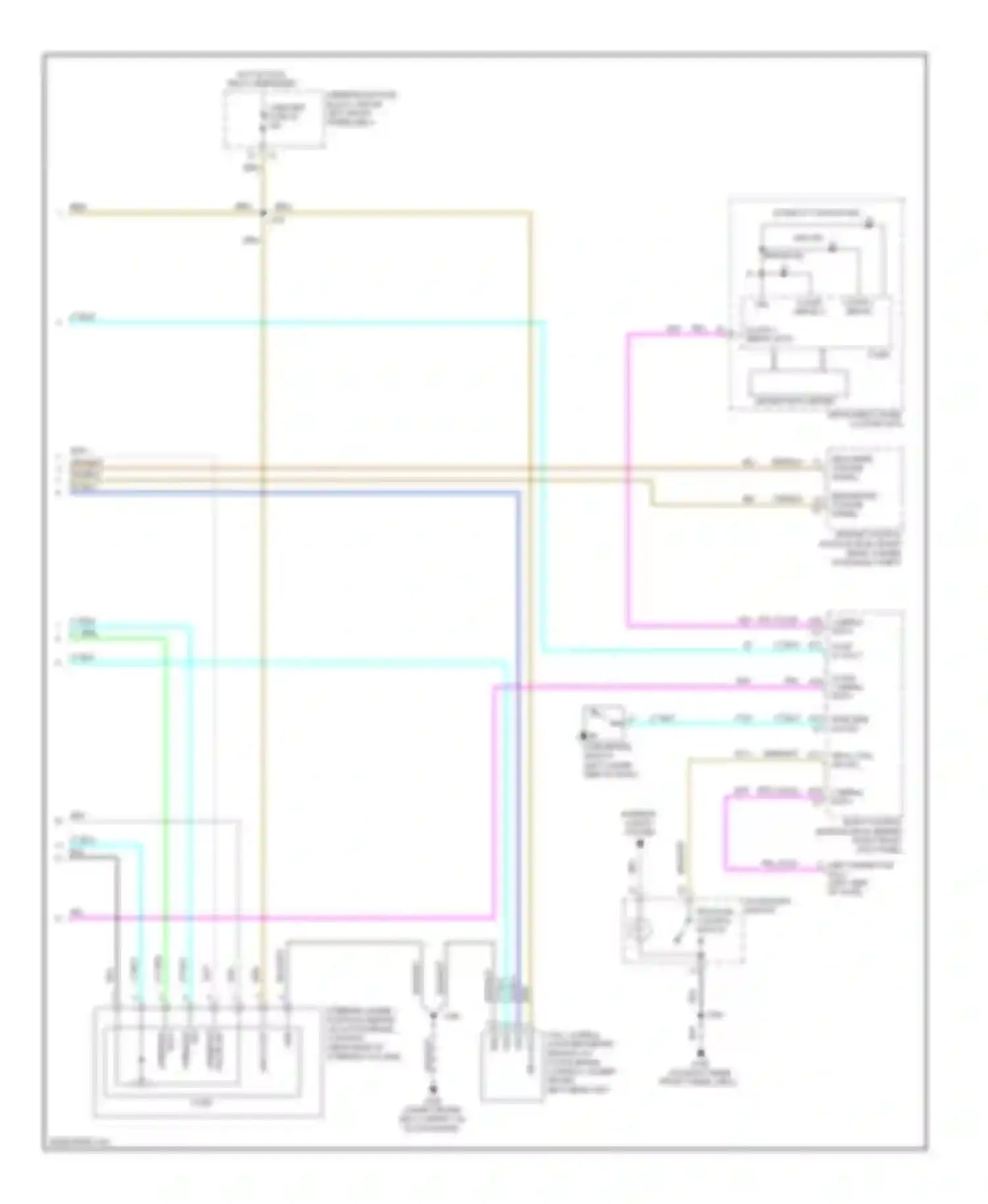 Wiring diagram tan/blk for Hummer H3 I (2005-2010) (2 of 12)