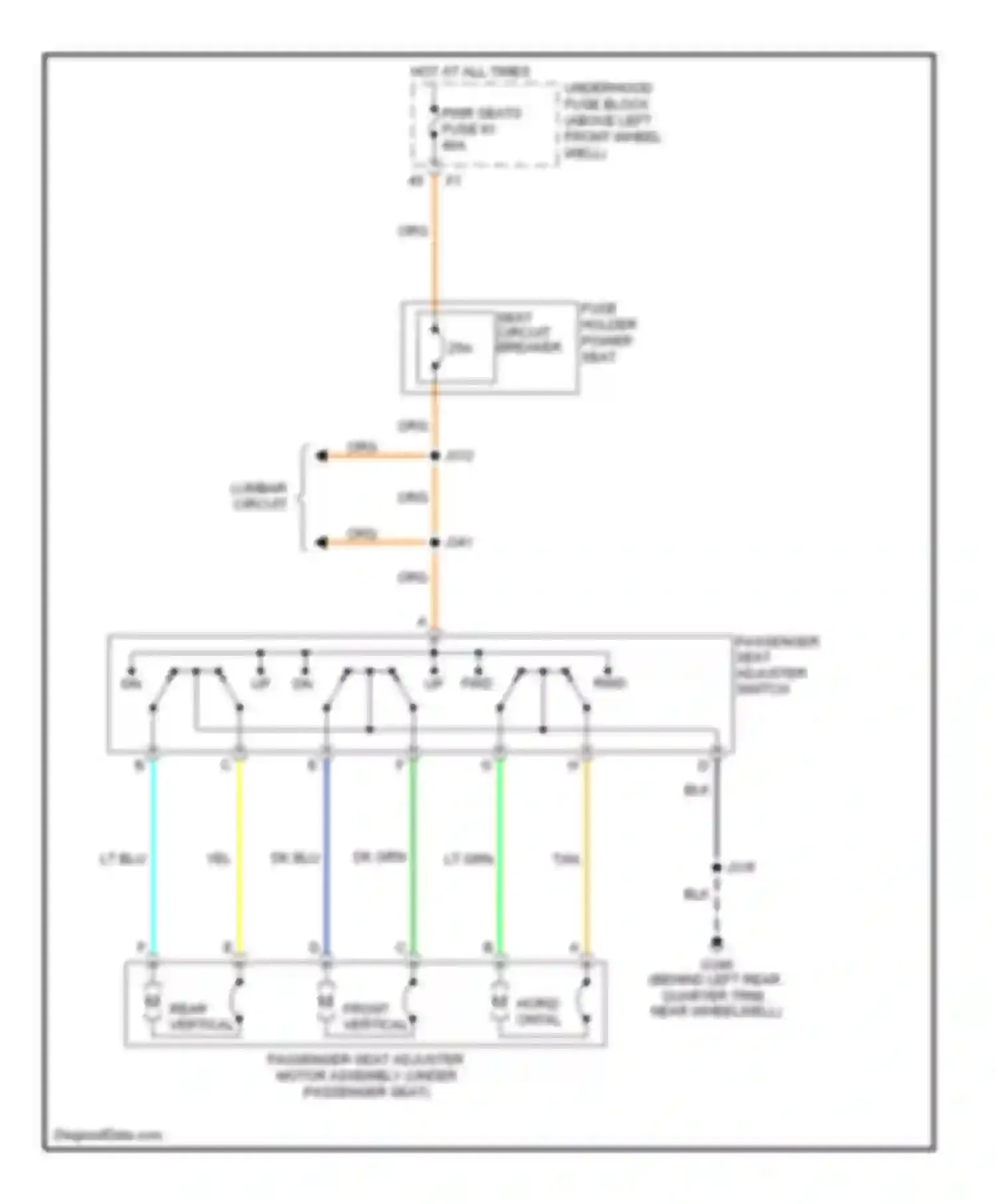 Wiring diagram up dn for Hummer H3 I (2005-2010) (1 of 1)