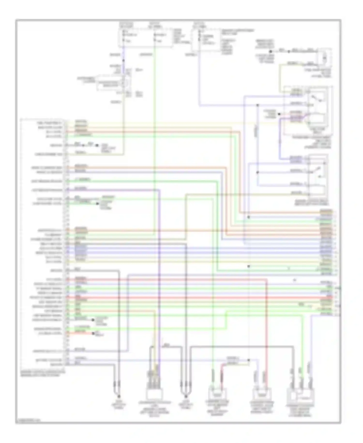 Accent Hyundai I (1994-2000): Wiring diagram engine performance 1.5l dohcs (1 of 3)