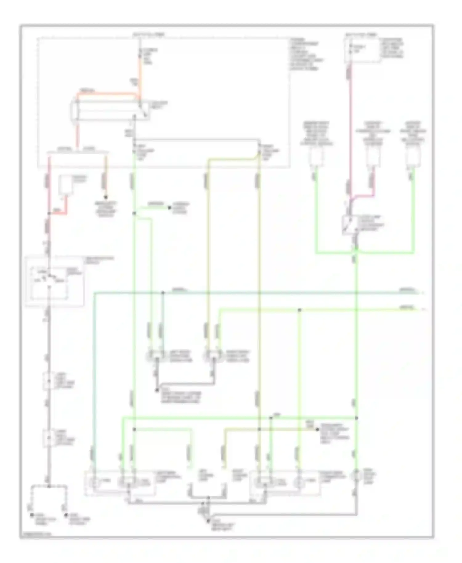 Accent Hyundai I (1994-2000): Exterior lamps circuit (1 of 2)