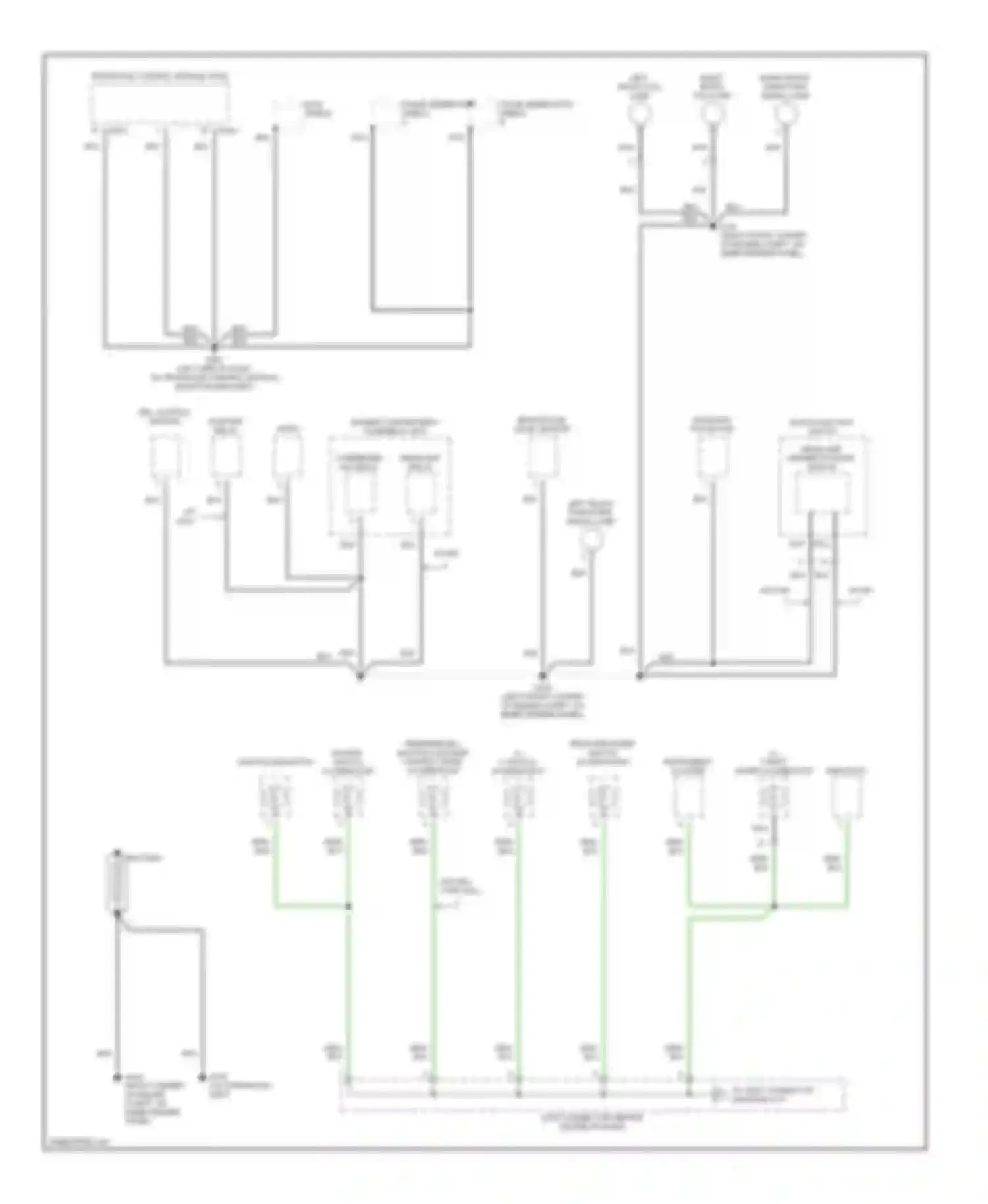 Accent Hyundai I (1994-2000): Ground distribution circuit (1 of 3)