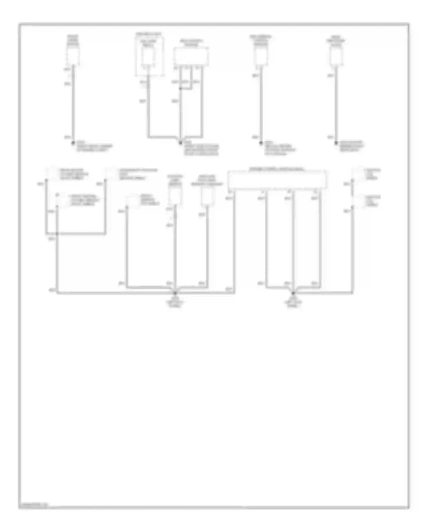 Accent Hyundai I (1994-2000): Ground distribution circuit (3 of 3)