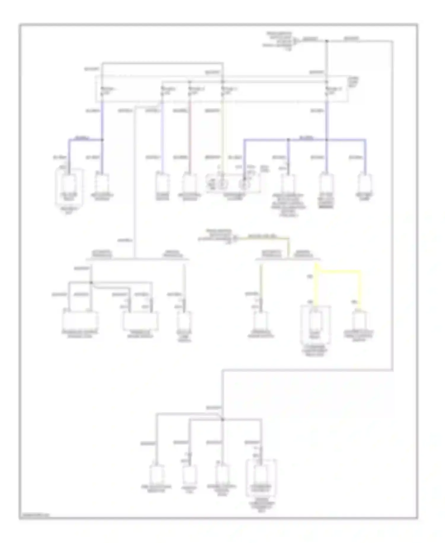 Accent Hyundai I (1994-2000): Power distribution circuit (3 of 4)