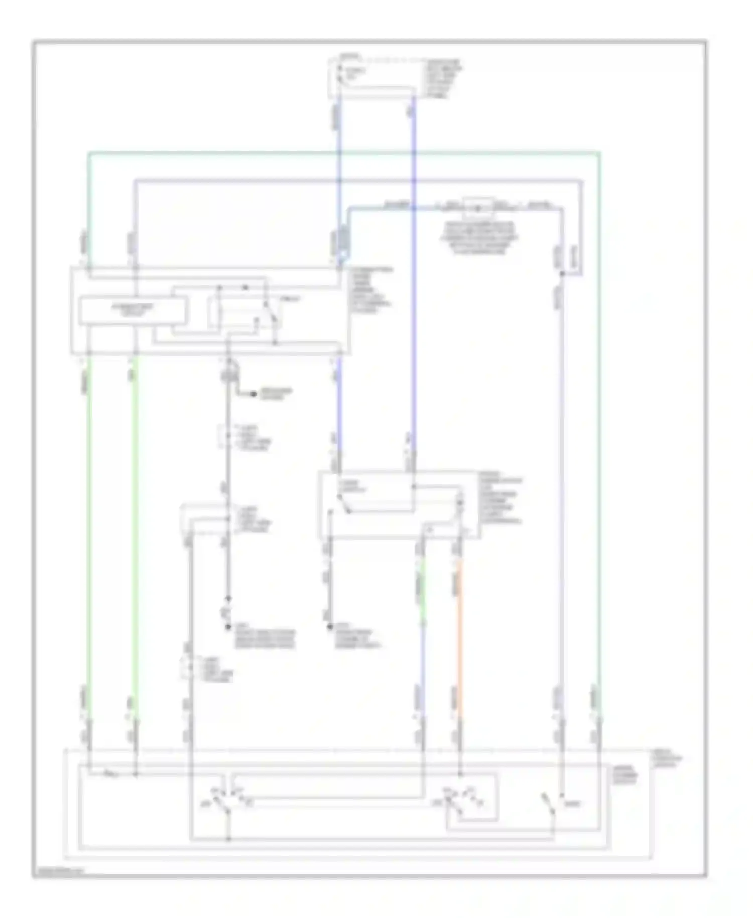 Accent Hyundai I (1994-2000): Front wiper/washer circuit